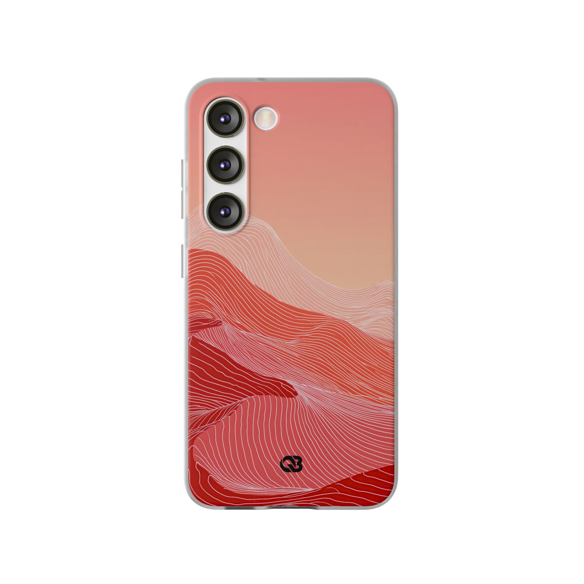 Red Lite Phone Case for Samsung - Crimson Ridge Contour