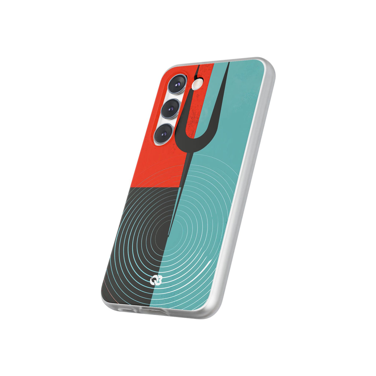 Teal Lite Phone Case for Samsung - Sonic Static Split