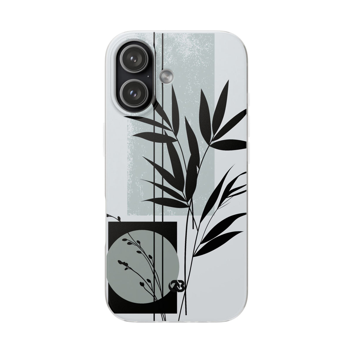 Grey Lite Phone Case for iPhone - Sage Bamboo Noir
