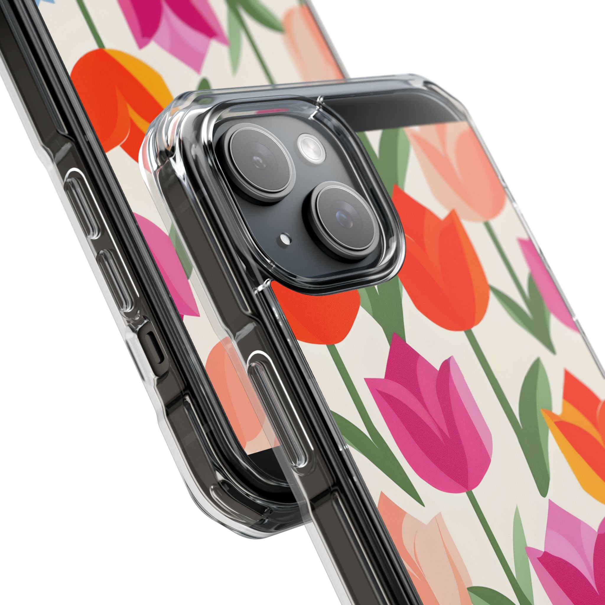 Vibrant Petal Grid · Impact Handyhülle für iPhone · Magsafe