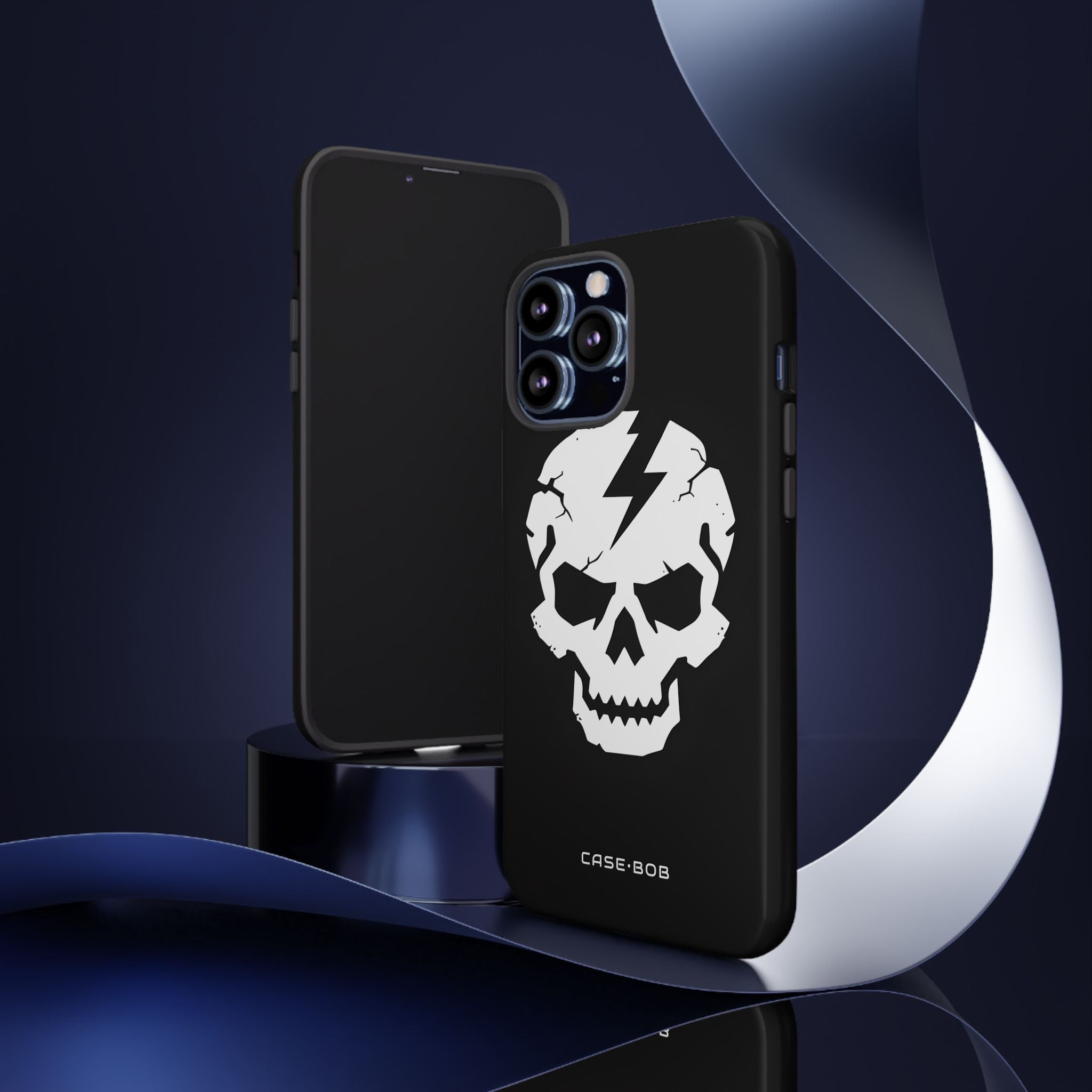 Lightning Skull iPhone 13 Pro Max Case - Tough