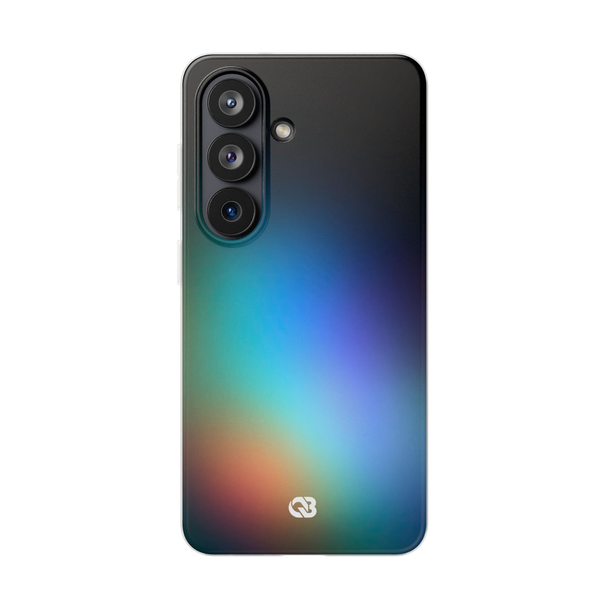 Black Lite Phone Case for Samsung - Electric Prism Grain