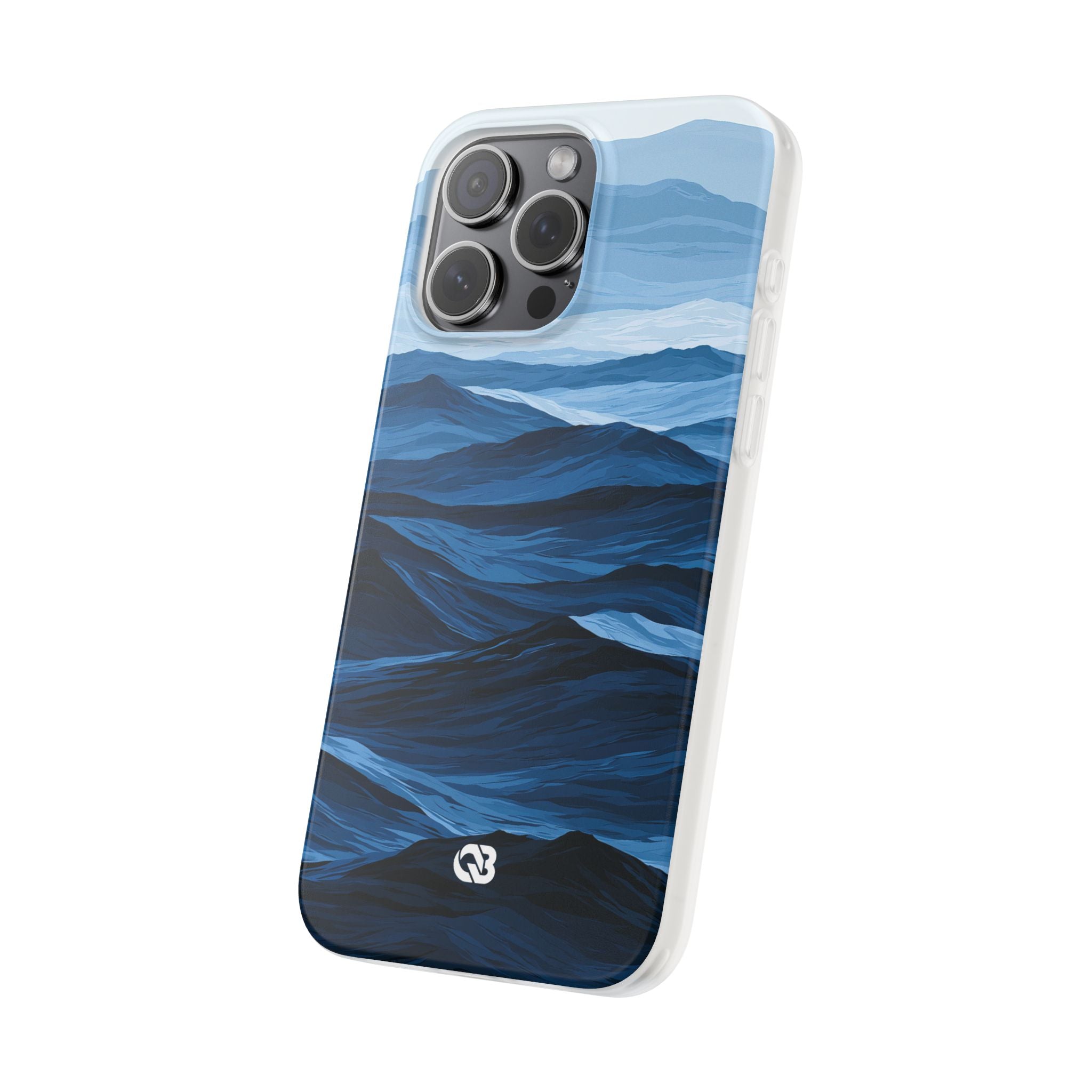 Blue Lite Phone Case for iPhone - Cobalt Ridge Tides