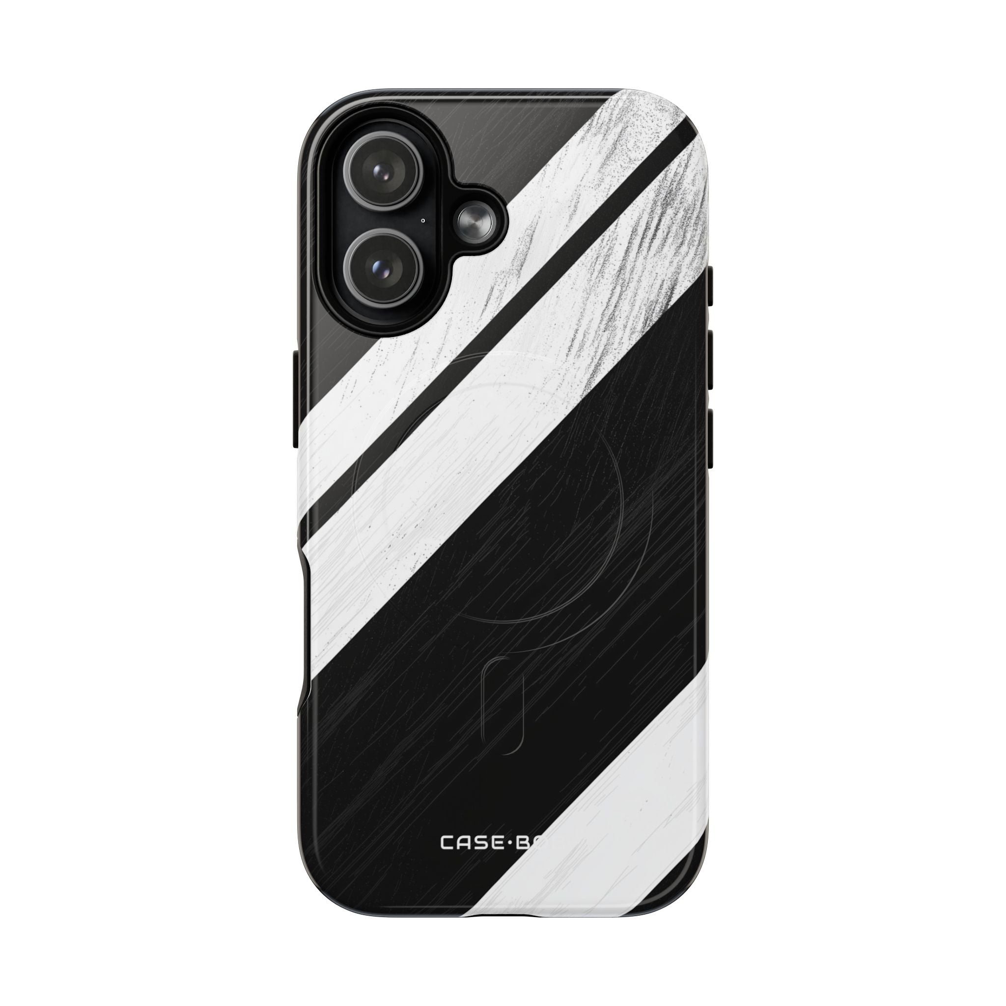 Distressed Stripe Motion iPhone 17 Case - Tough+ - CASE•BOB