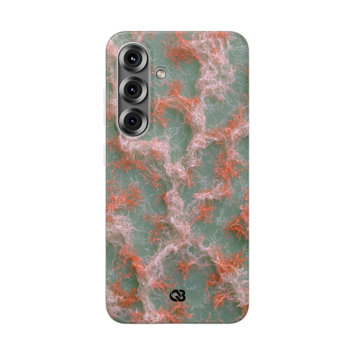 Coral Pixel Matrix · Lite Phone Case for Samsung · Green