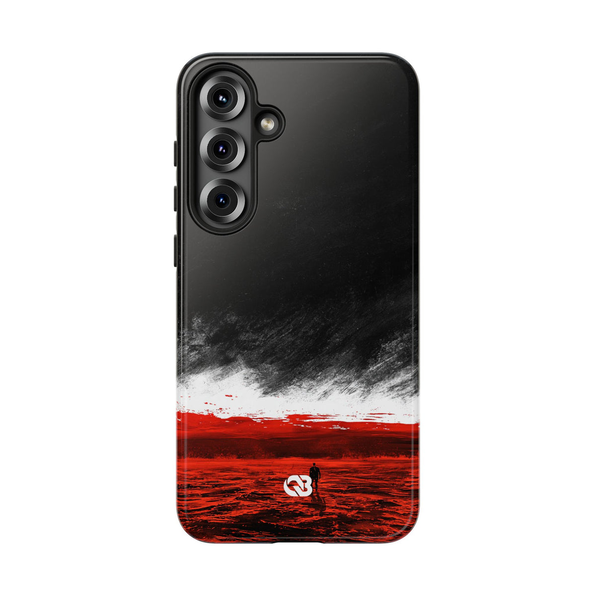 Crimson Void · Tough Phone Case for Samsung · Black