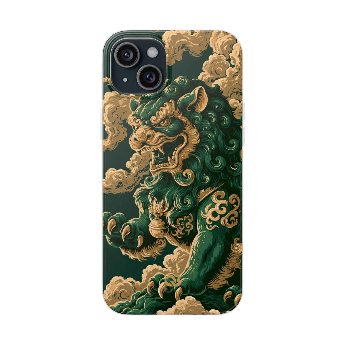 Imperial Guardian Lion · Lite Phone Case for iPhone · Green
