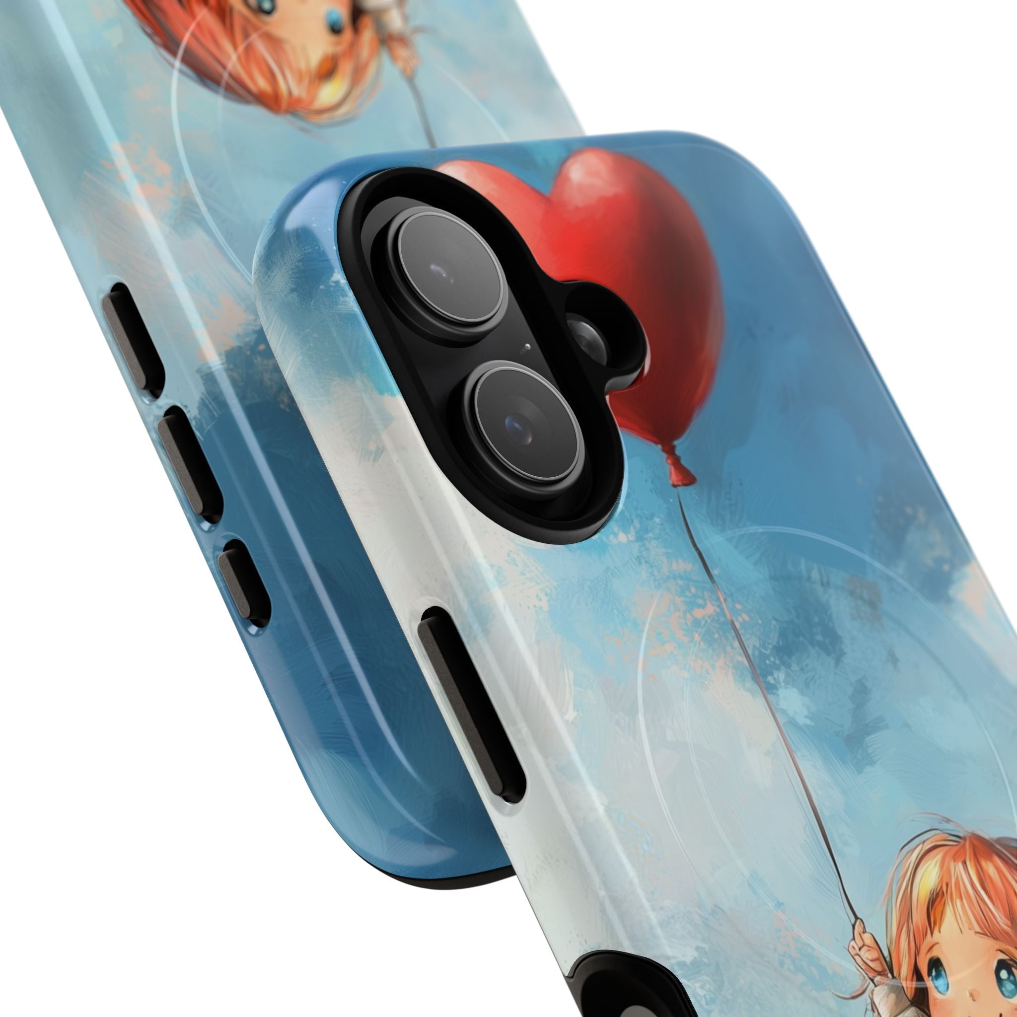 Crimson Heart Sky · Tough+ Coque de téléphone pour iPhone · Magsafe