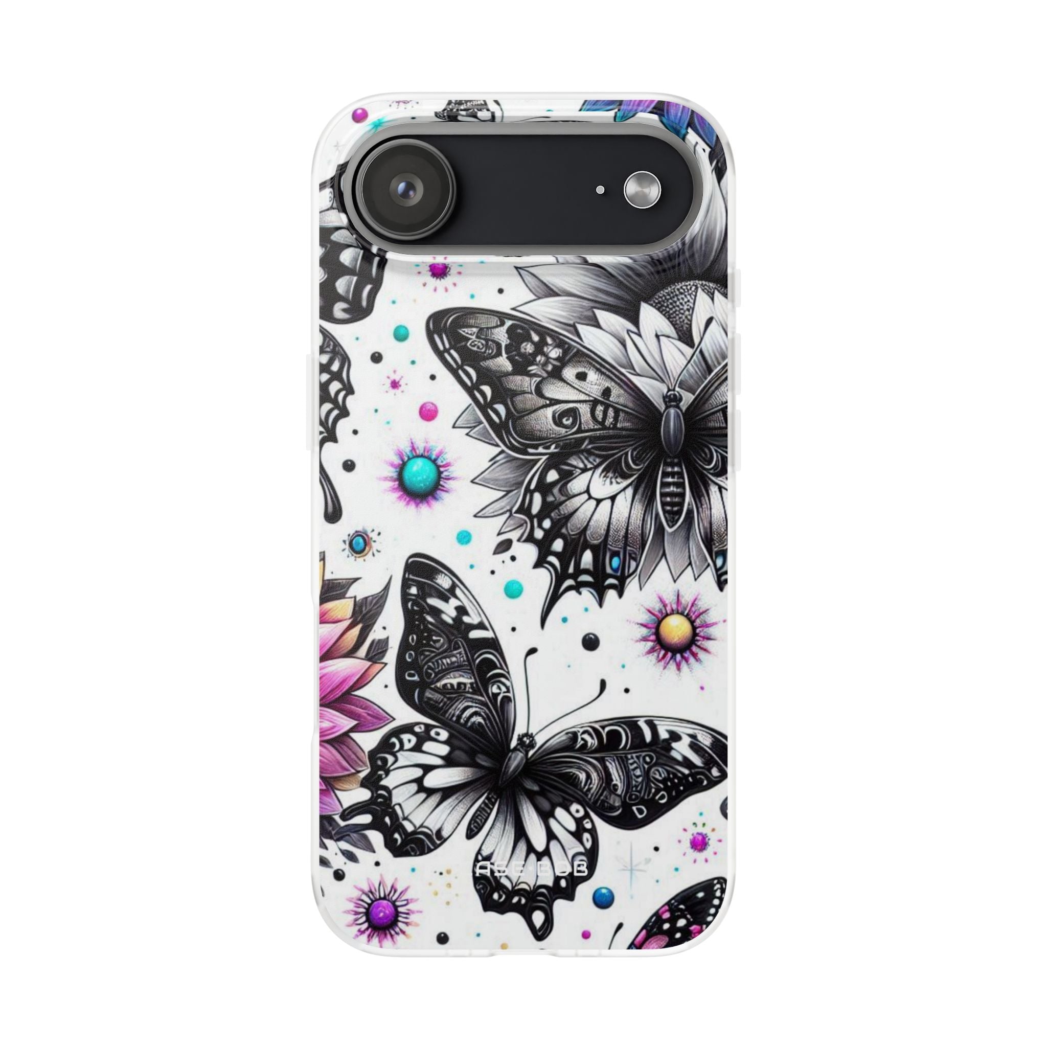 Butterfly Bloom iPhone 17 Air Case - Soft - CASE•BOB