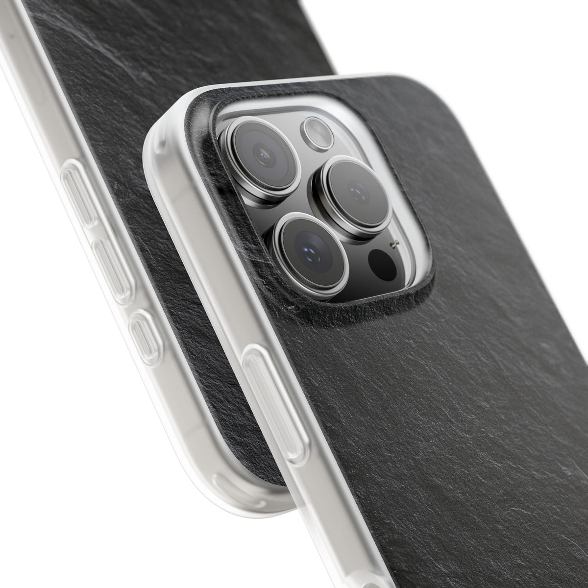 Black Lite Phone Case for iPhone - Raw Obsidian Slate