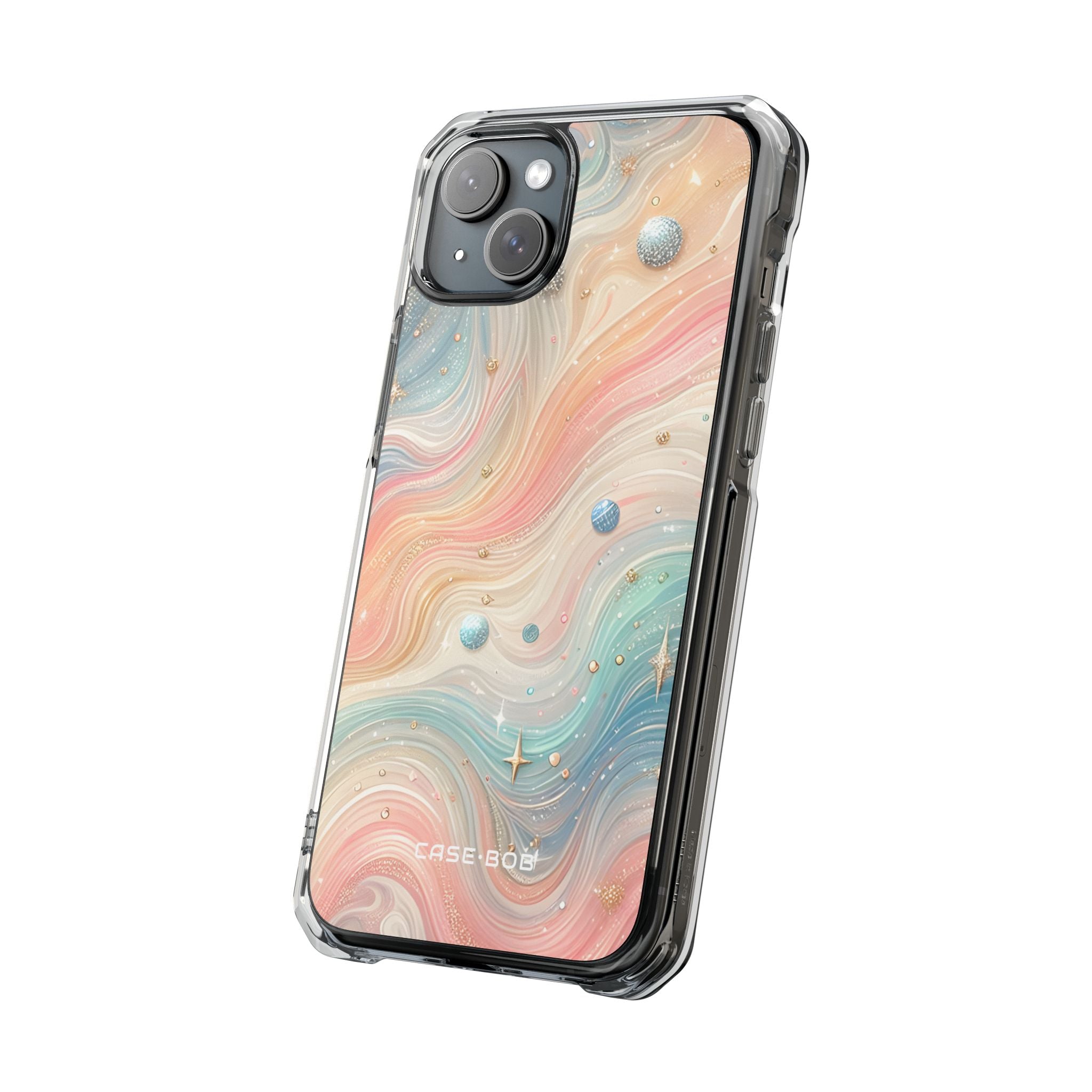 Iridescente Wervelingen iPhone 15 Plus Case - Impact
