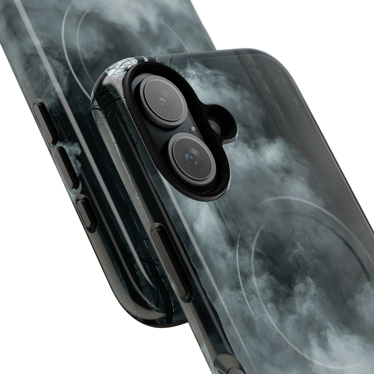 Shadowed Pine Mist · Tough 2.0 Magnetic Phone Case for iPhone · Black
