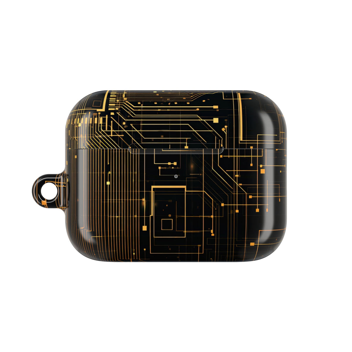 Silicon Circuit Trace · Hard Case for AirPods & AirPods Pro · Black