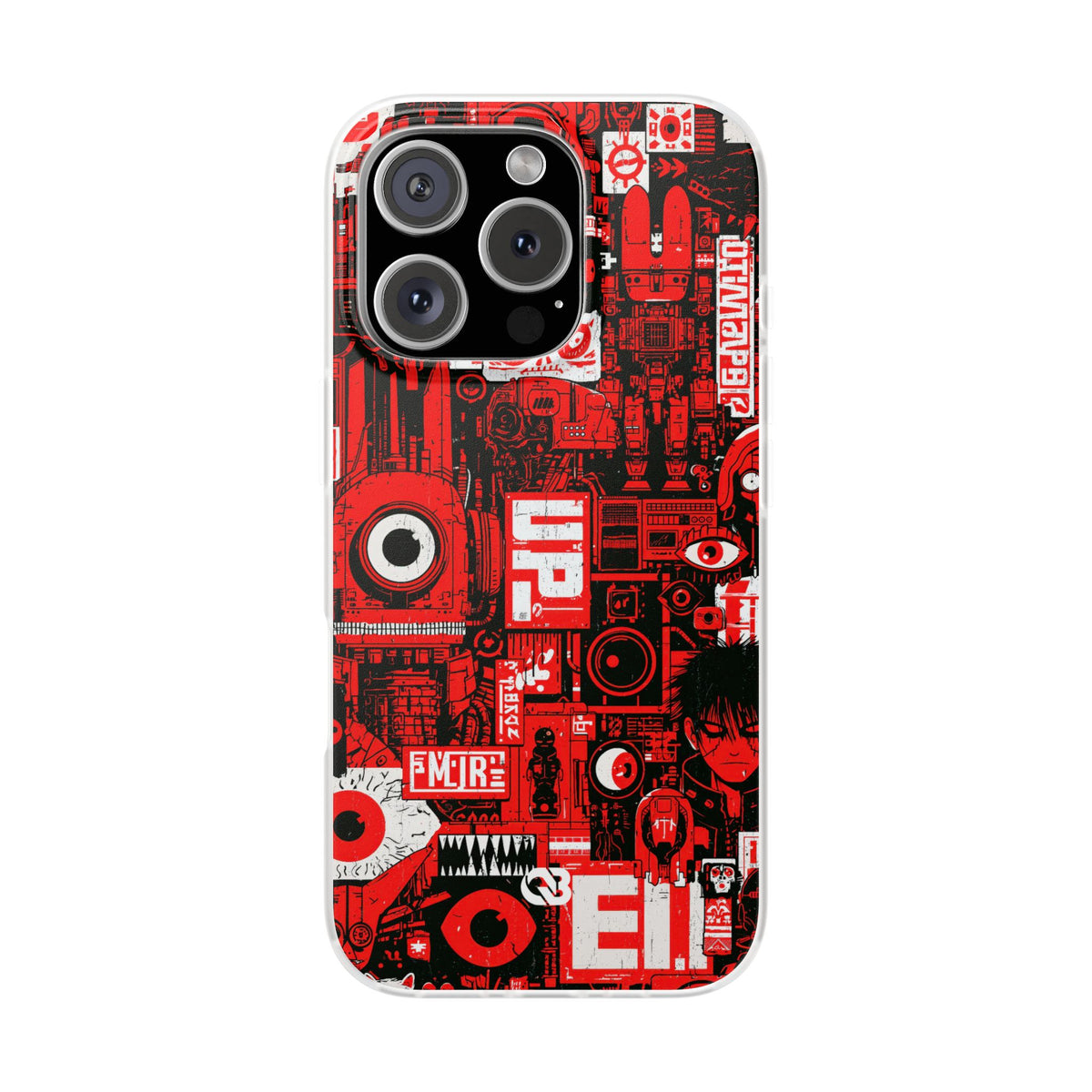 Neo Mecha Collage · Lite Phone Case for iPhone · Red