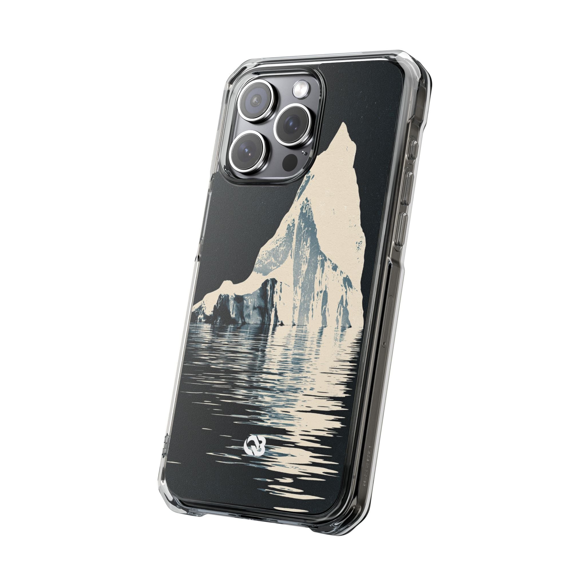 Blue Impact MagSafe Phone Case for iPhone - Frozen Navy Monolith