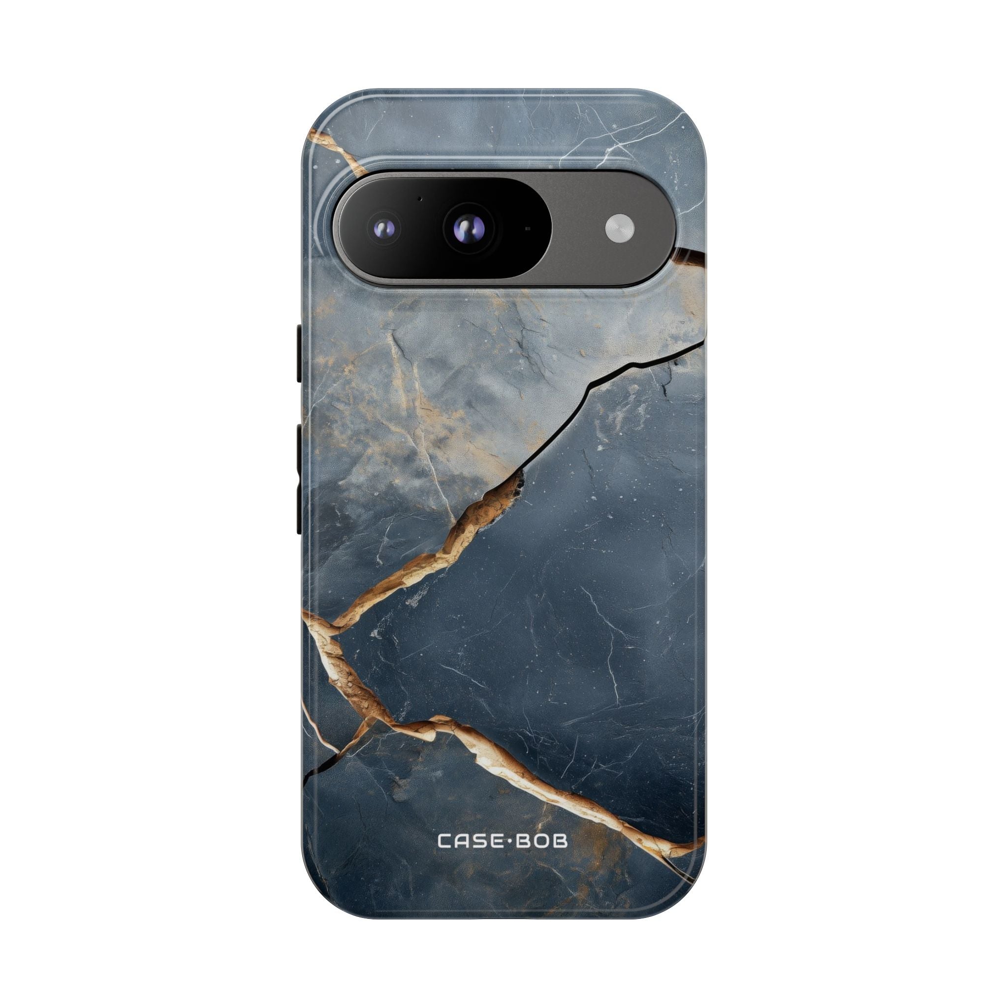 Jagged Vein Navy Google Pixel 9 Case - Tough