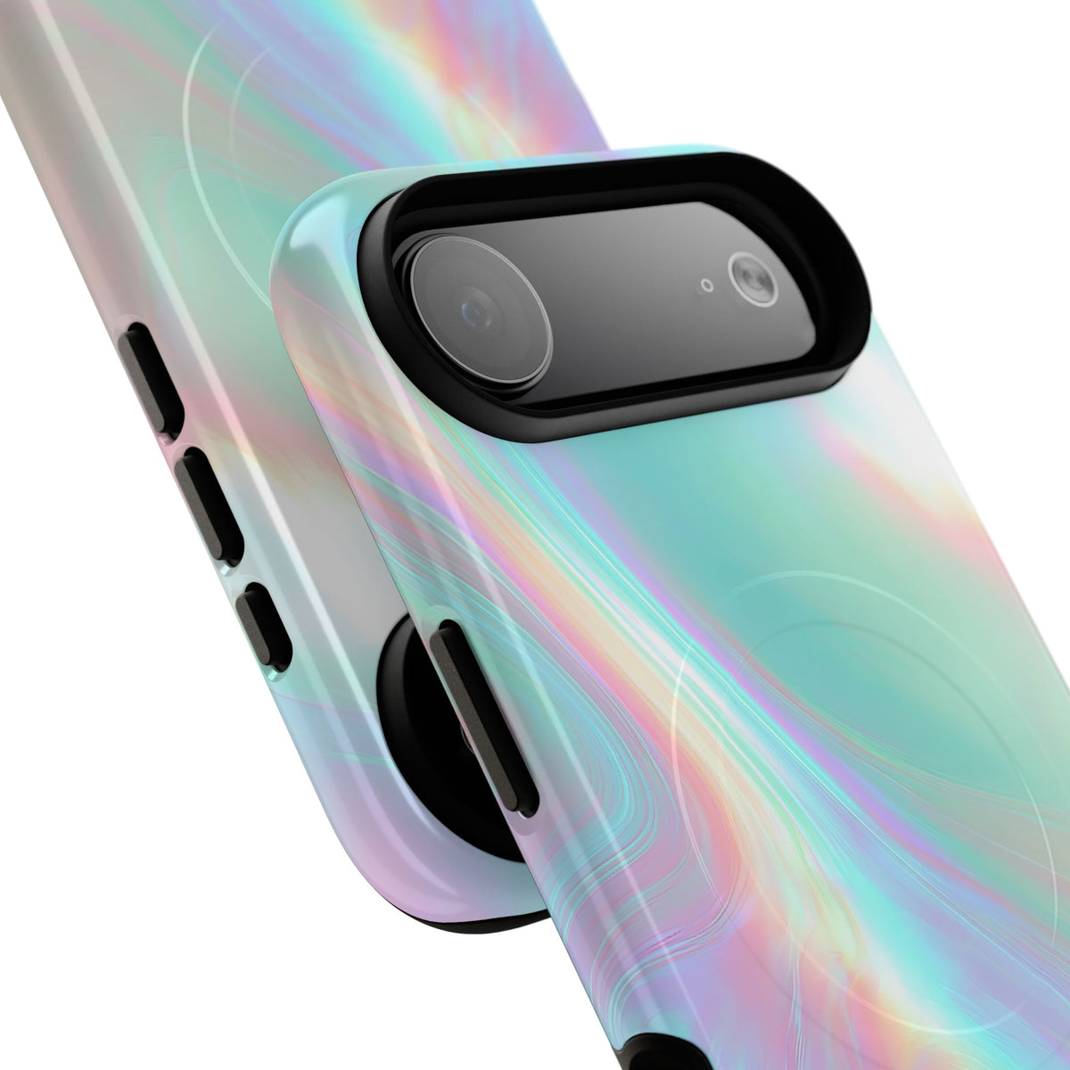 Prismatic Liquid Light · Tough 2.0 Magnetic Phone Case for iPhone · Teal