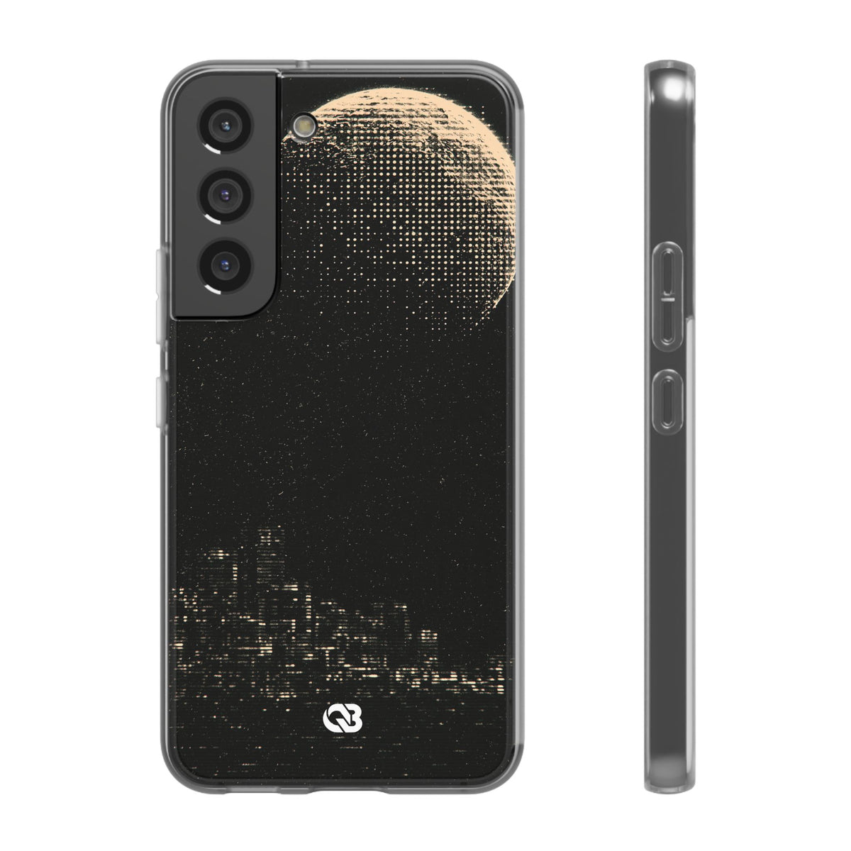 Lunar Metropolis Nocturne · Lite Phone Case for Samsung · Black
