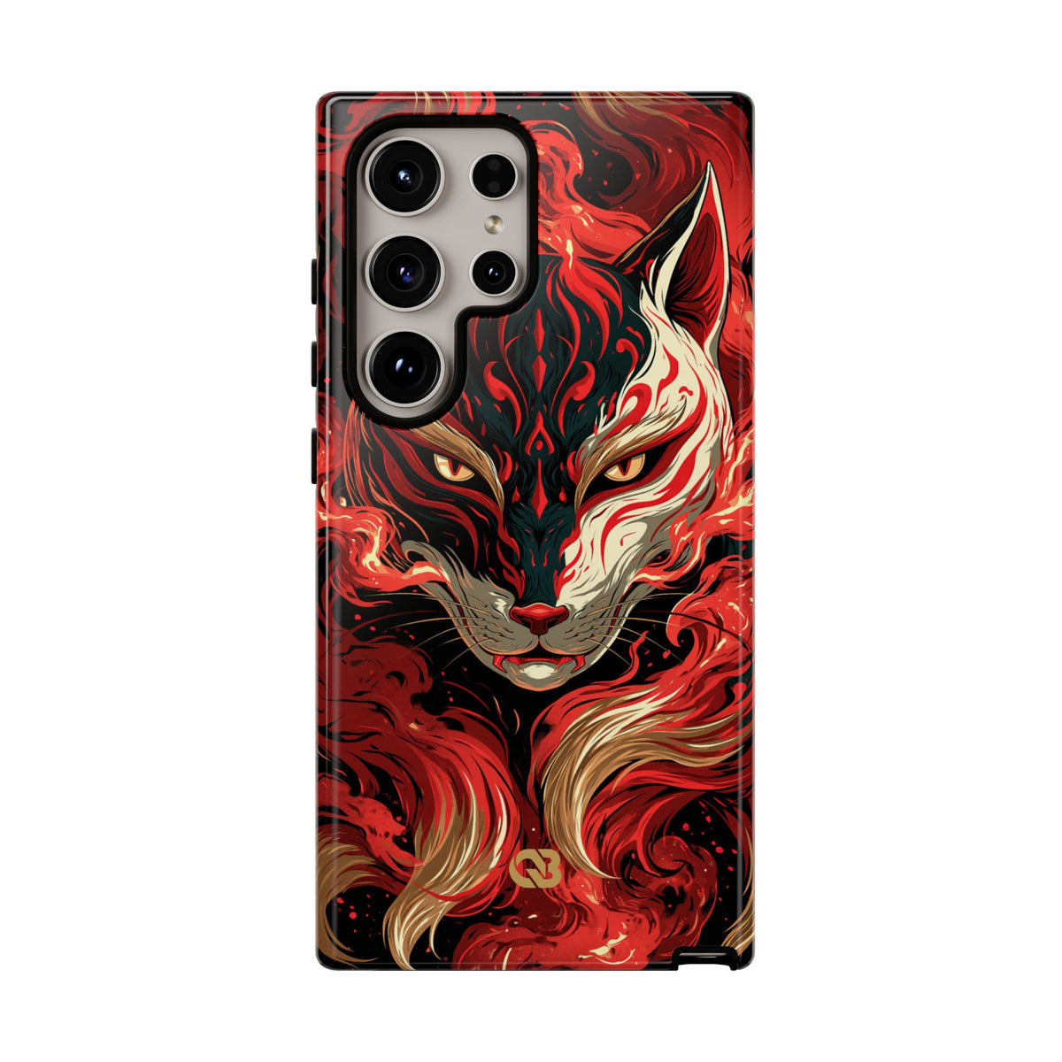 Crimson Kitsune Spirit · Tough Phone Case for Samsung · Red