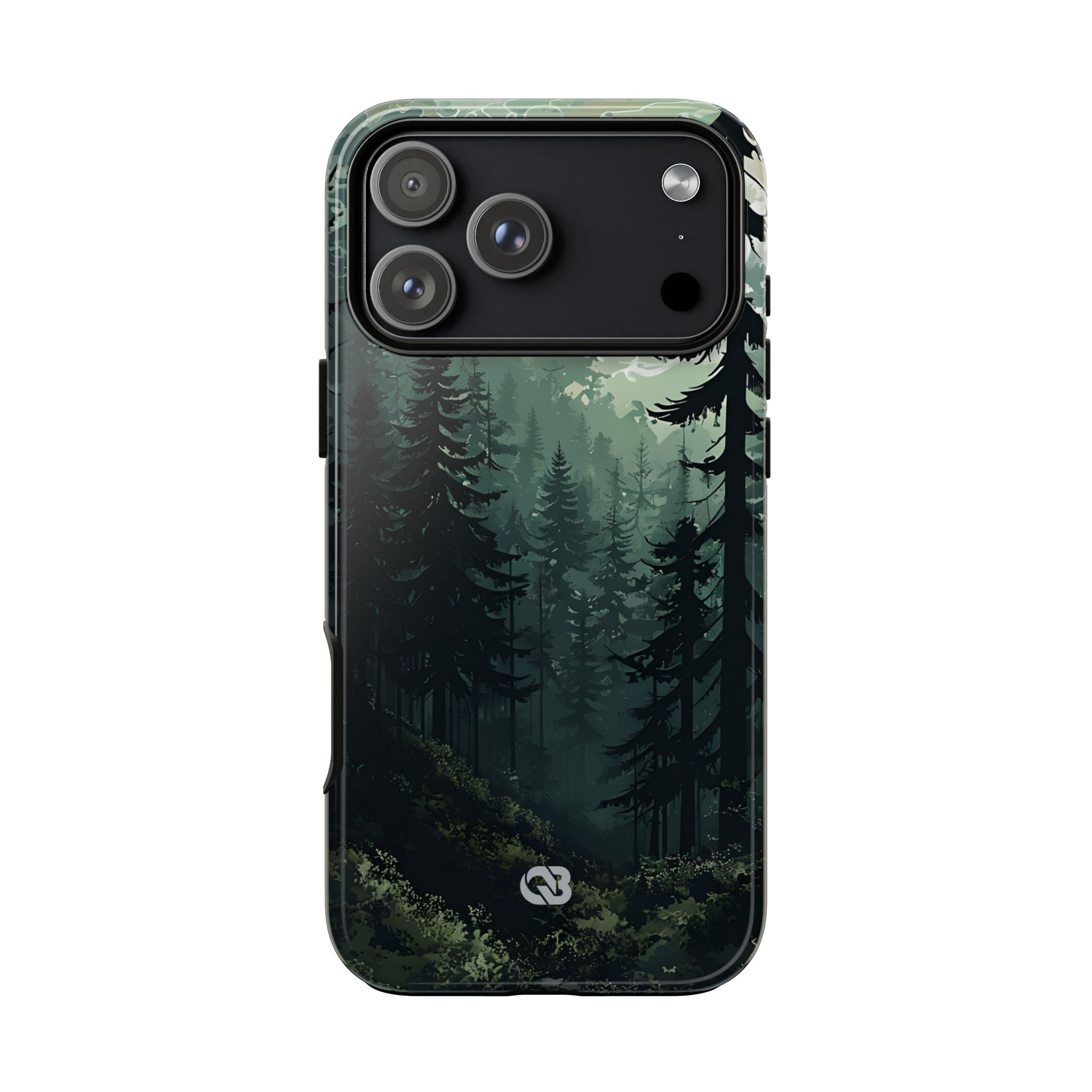 Misty Pine Shadow · Tough Phone Case for iPhone