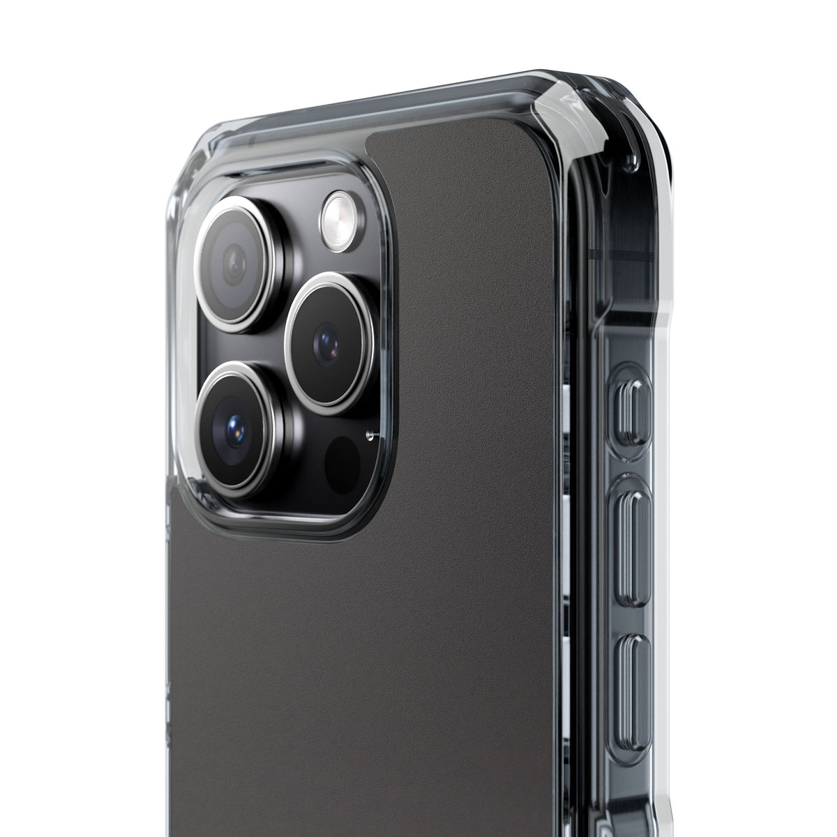 Obsidian Fade · Clear Impact Magnetic Phone Case for iPhone · Black