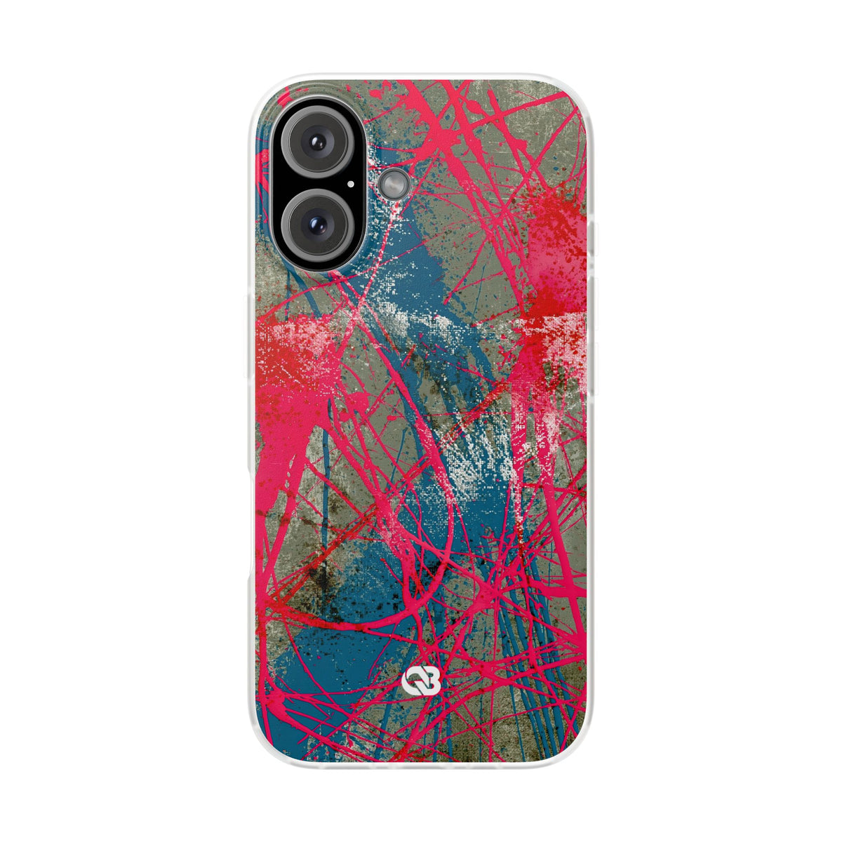Neon Static Drip · Lite Phone Case for iPhone · Pink
