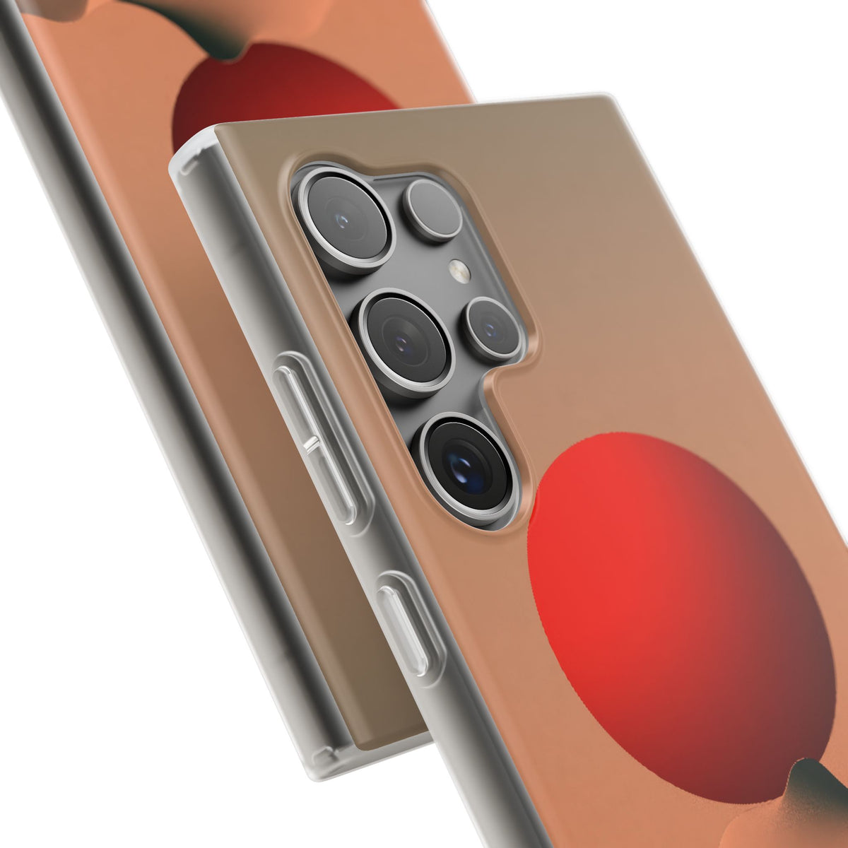 Crimson Sol Ridge · Lite Phone Case for Samsung · Red