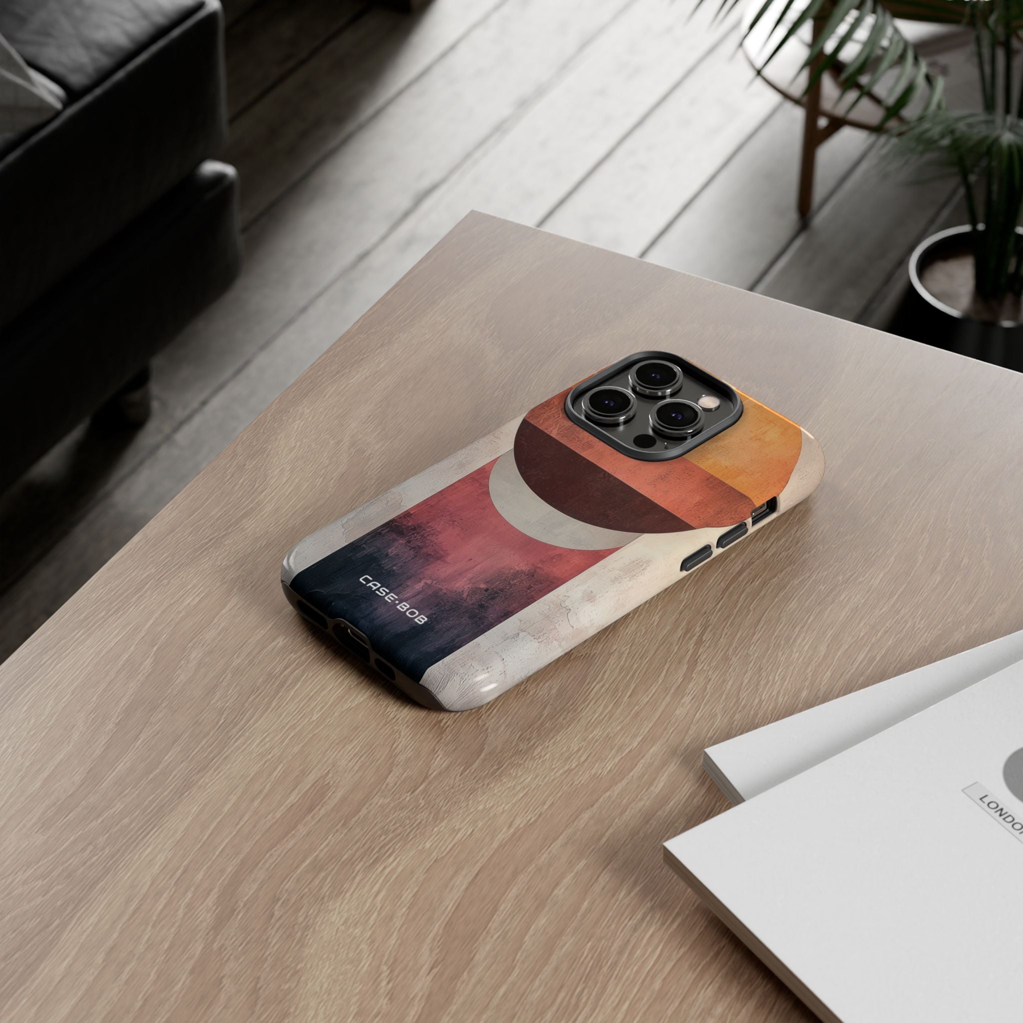 Sunset Orb iPhone 14 Pro Case - Tough