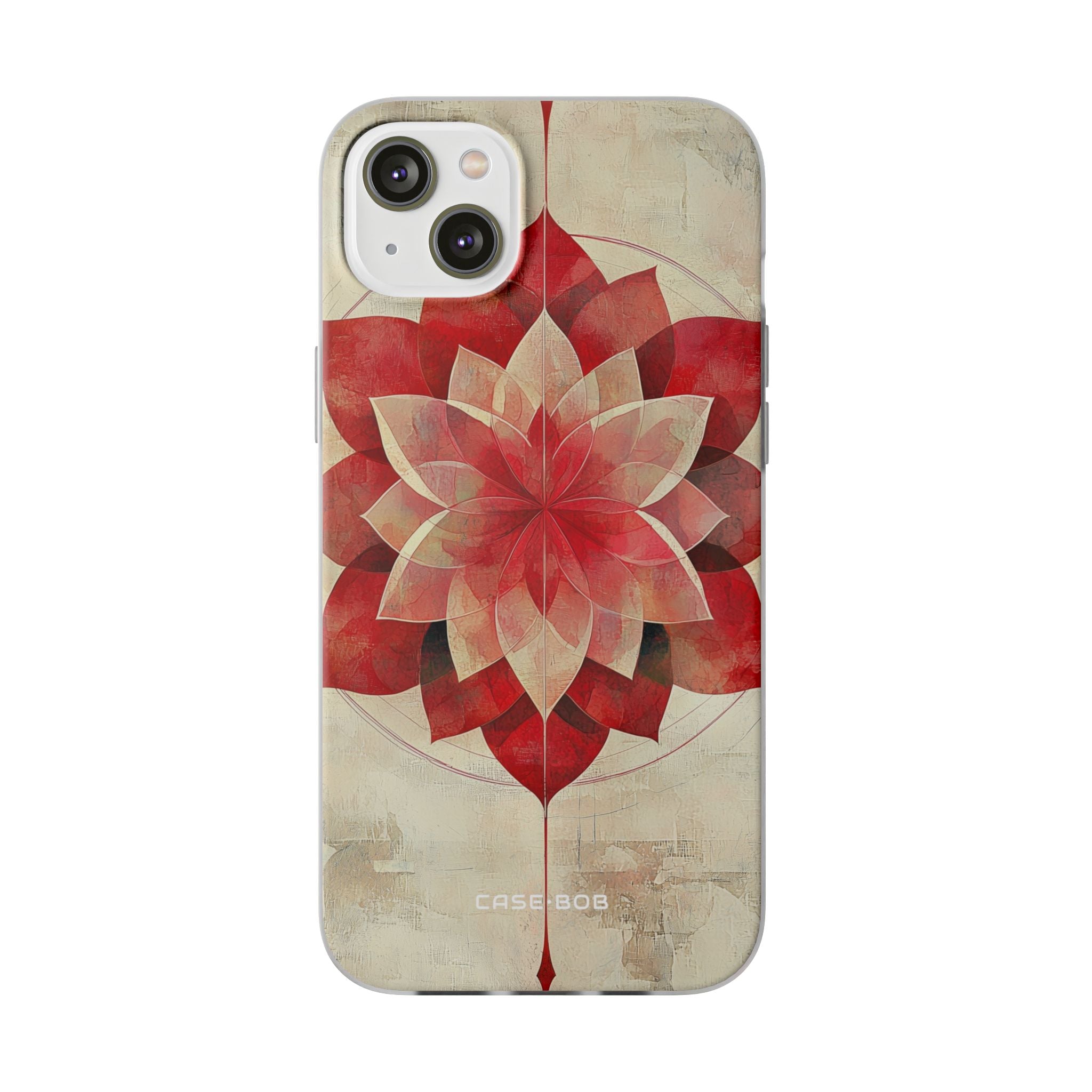 Crimson Bloom iPhone 14 Plus Case - Soft