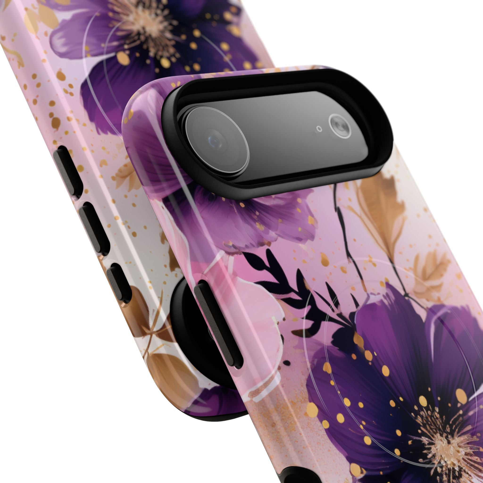 Gilded Violet Bloom · Tough+ Phone Case for iPhone · Magsafe