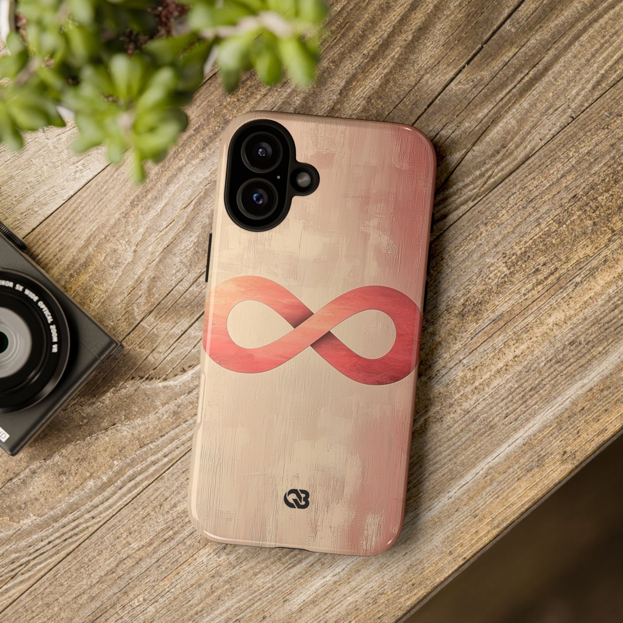 Terracotta Infinity Stroke · Tough Phone Case for iPhone