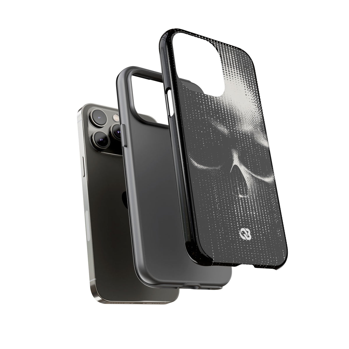 Raster Phantom · Tough Phone Case for iPhone · Black