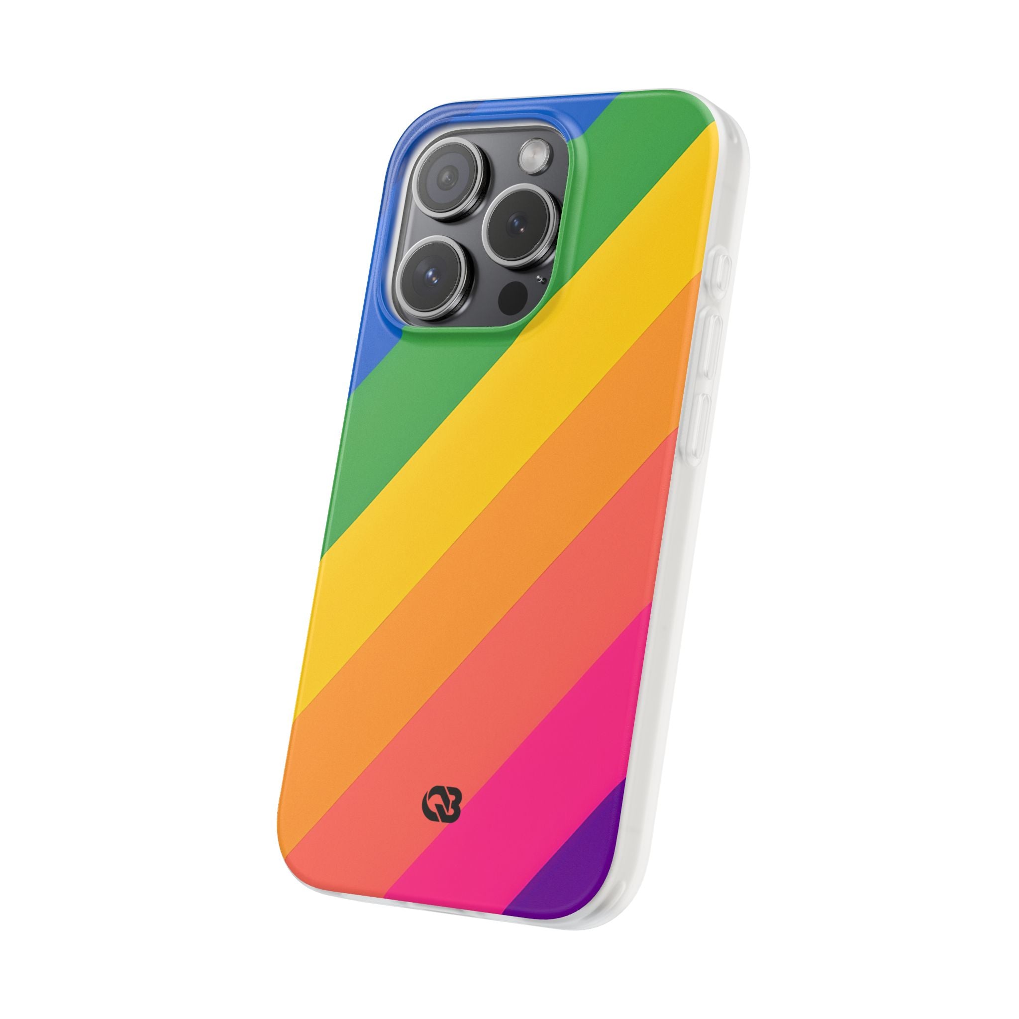 Vibrant Spectrum Slope · Soft Phone Case for iPhone