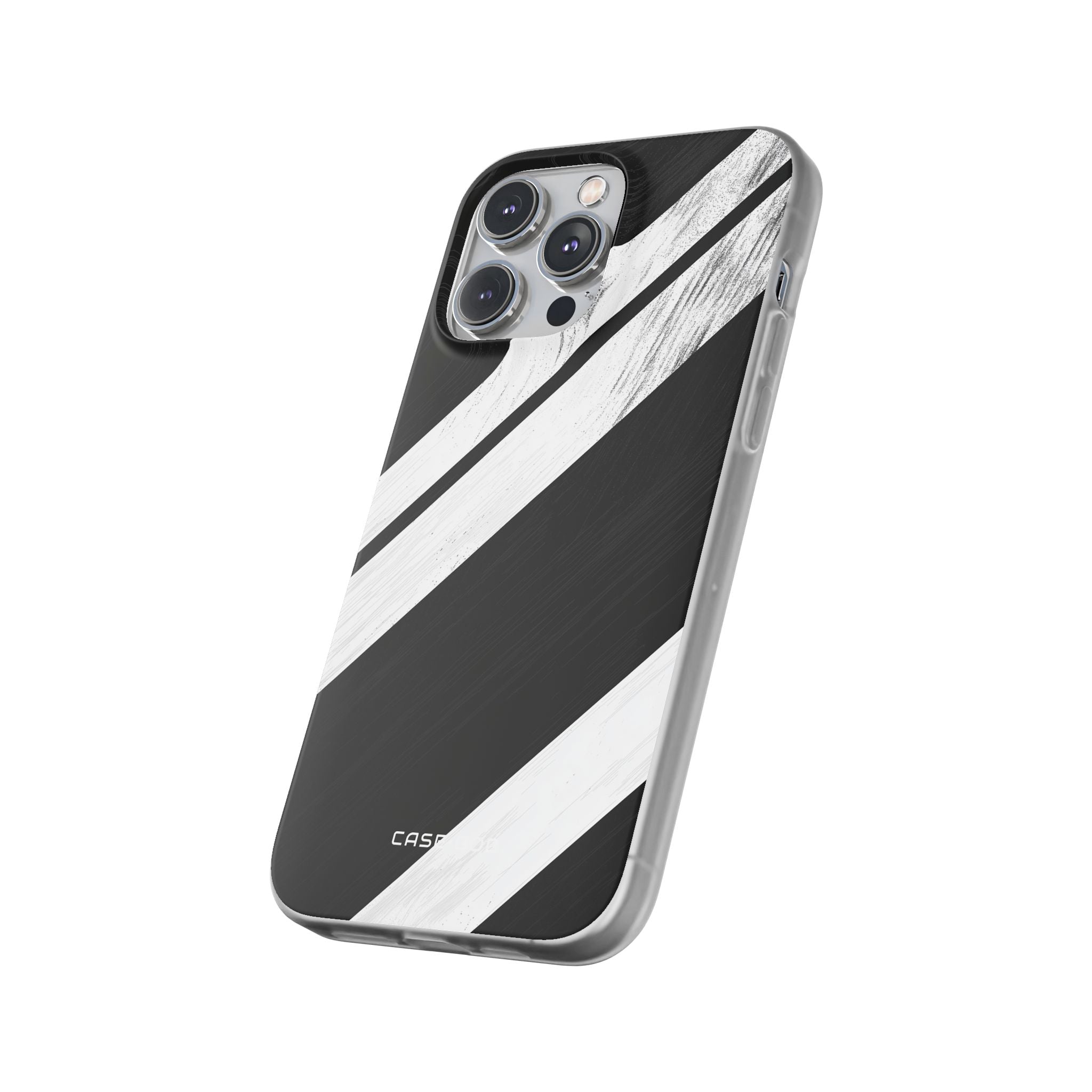 Distressed Stripe Motion iPhone 14 Pro Max Case - Soft