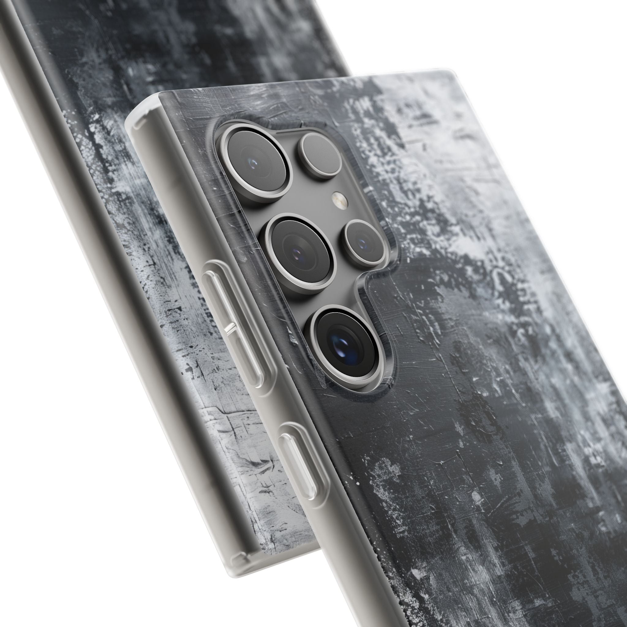 Texturiertes Blackscape Samsung S24 Ultra Case - Soft