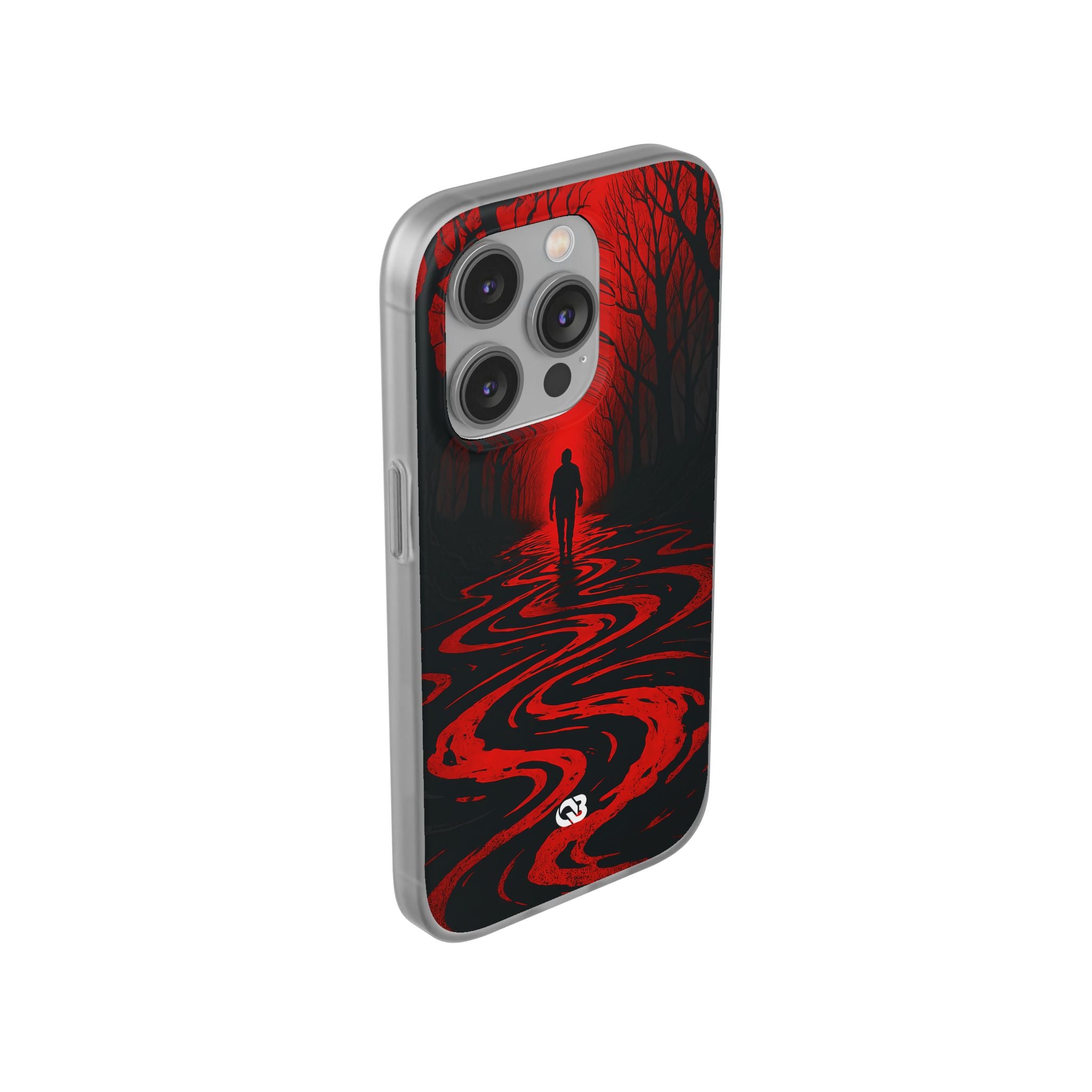 Crimson Shadow Path · Soft Phone Case for iPhone