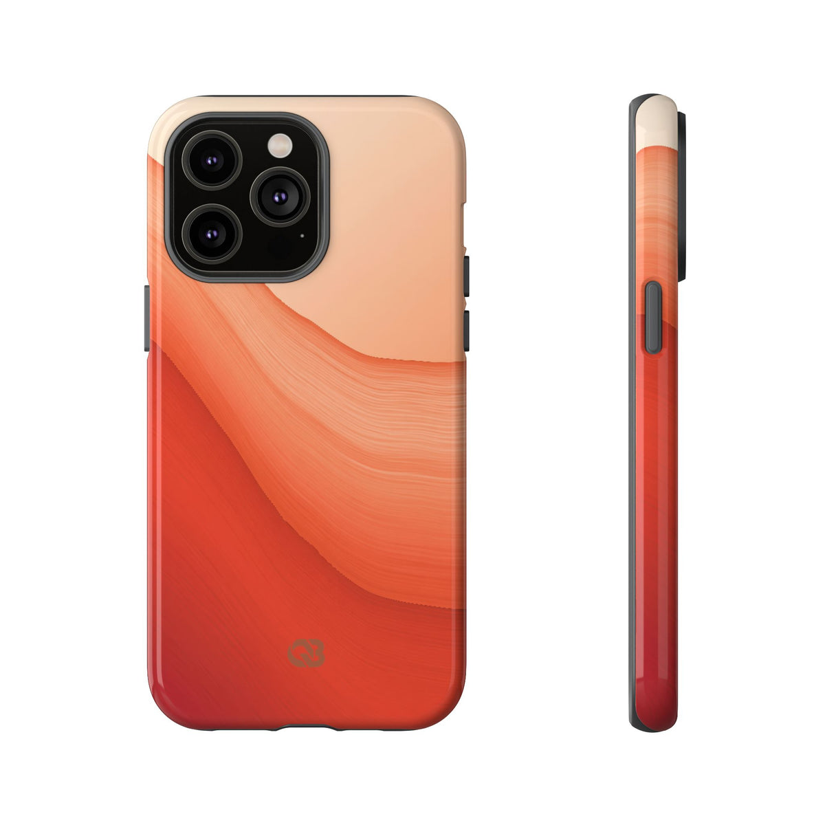 Terracotta Flow · Tough Phone Case for iPhone · Orange
