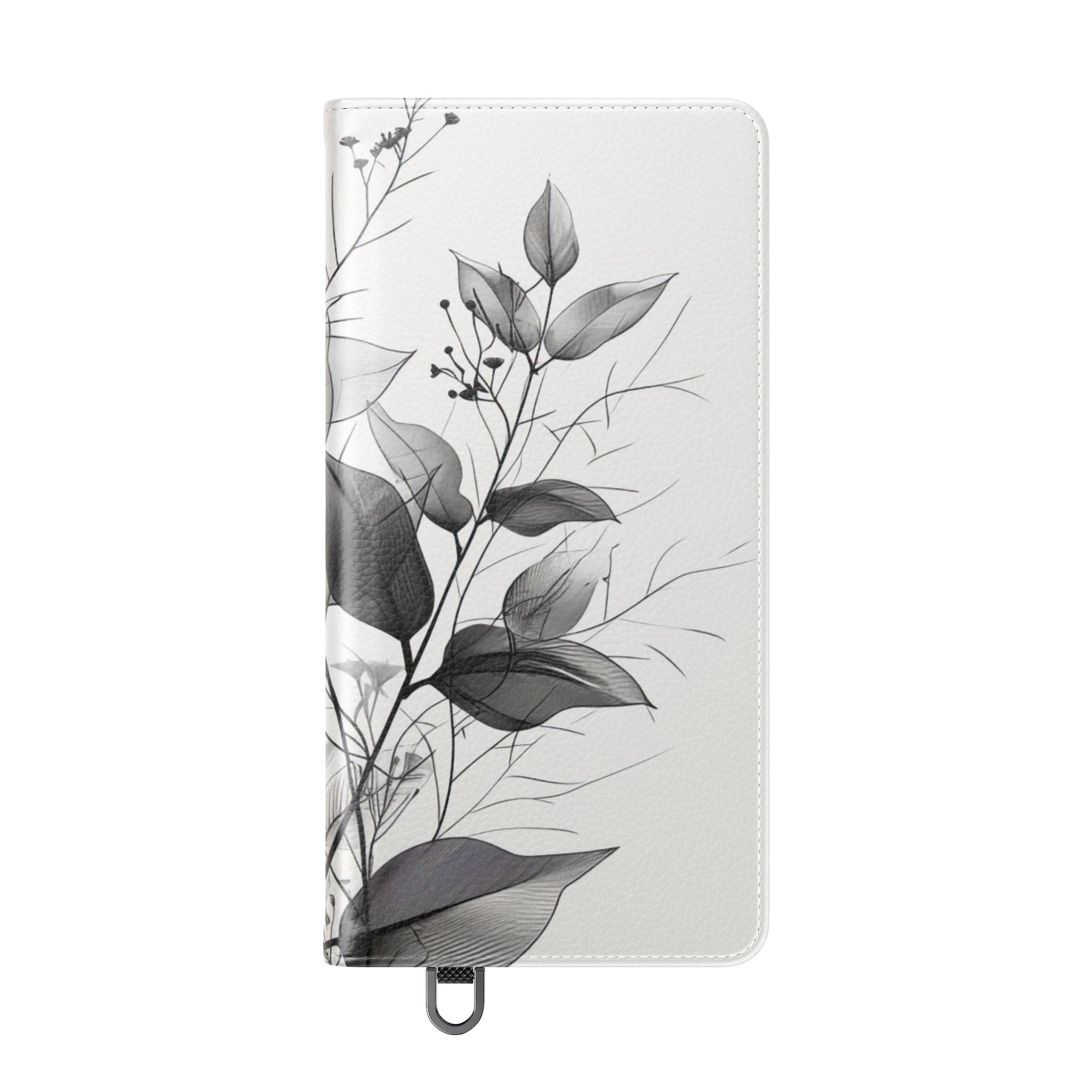Silver Leaves - Samsung S25 Ultra Case - Wallet