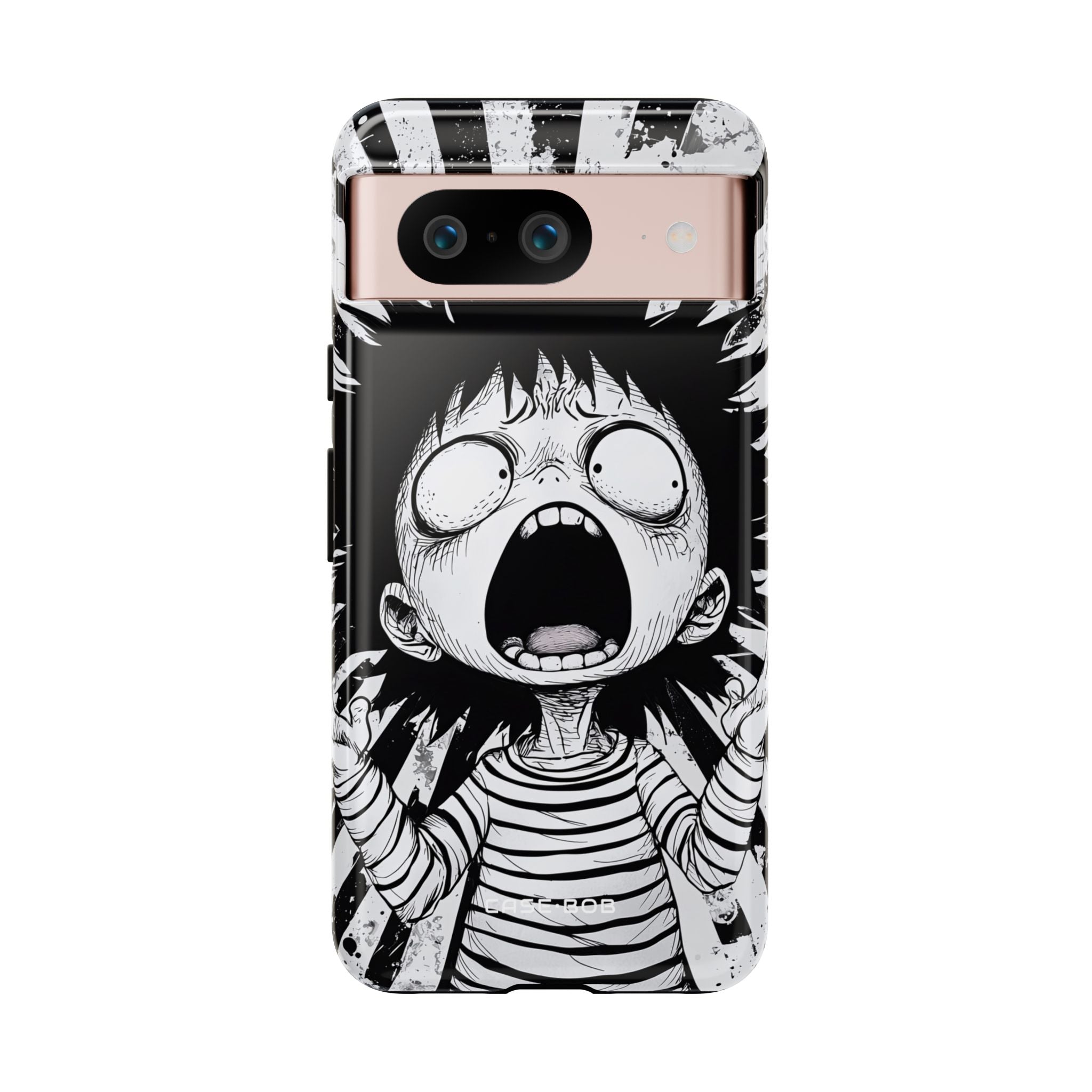 Screaming Stripes Google Pixel 8 Case - Tough