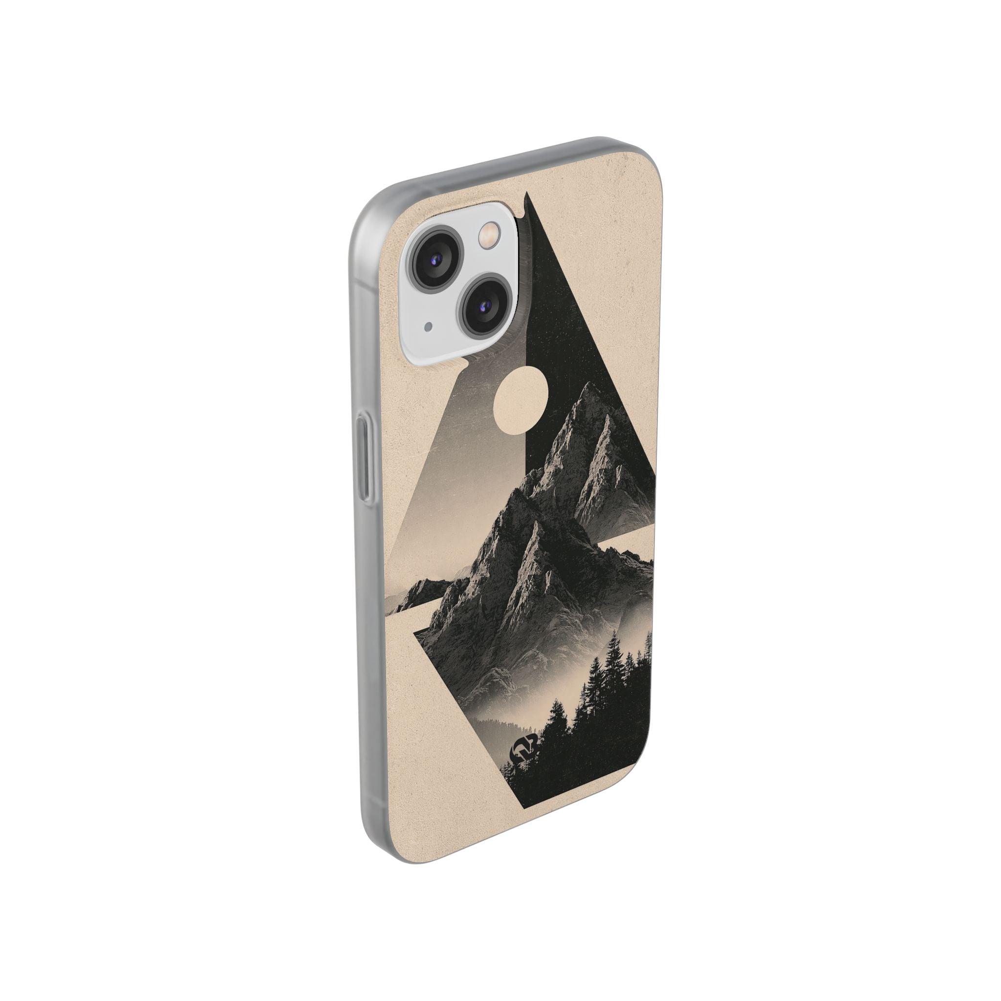 Beige Lite Phone Case for iPhone - Obsidian Summit Parchment