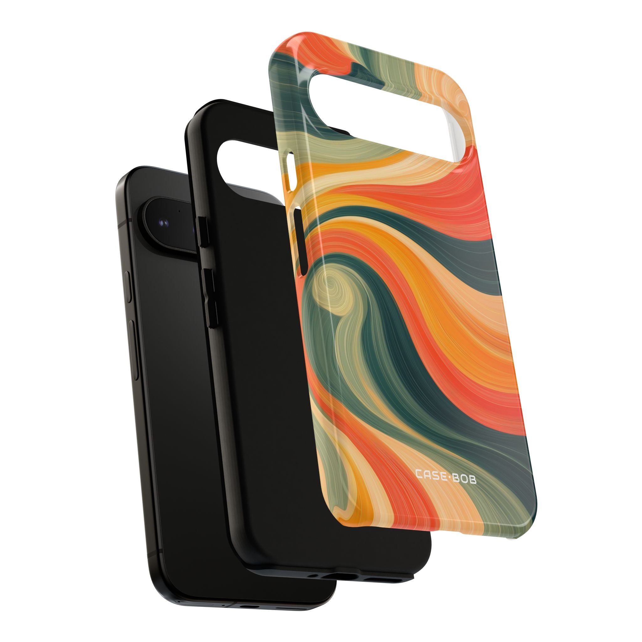 Swirling Ember Google Pixel 9 Pro XL Case - Tough