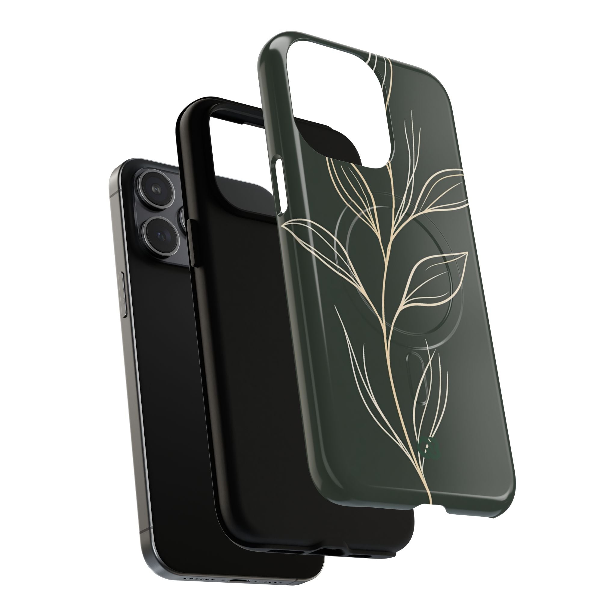 Green Tough 2.0 Magsafe Phone Case for iPhone - Deep Moss Willow