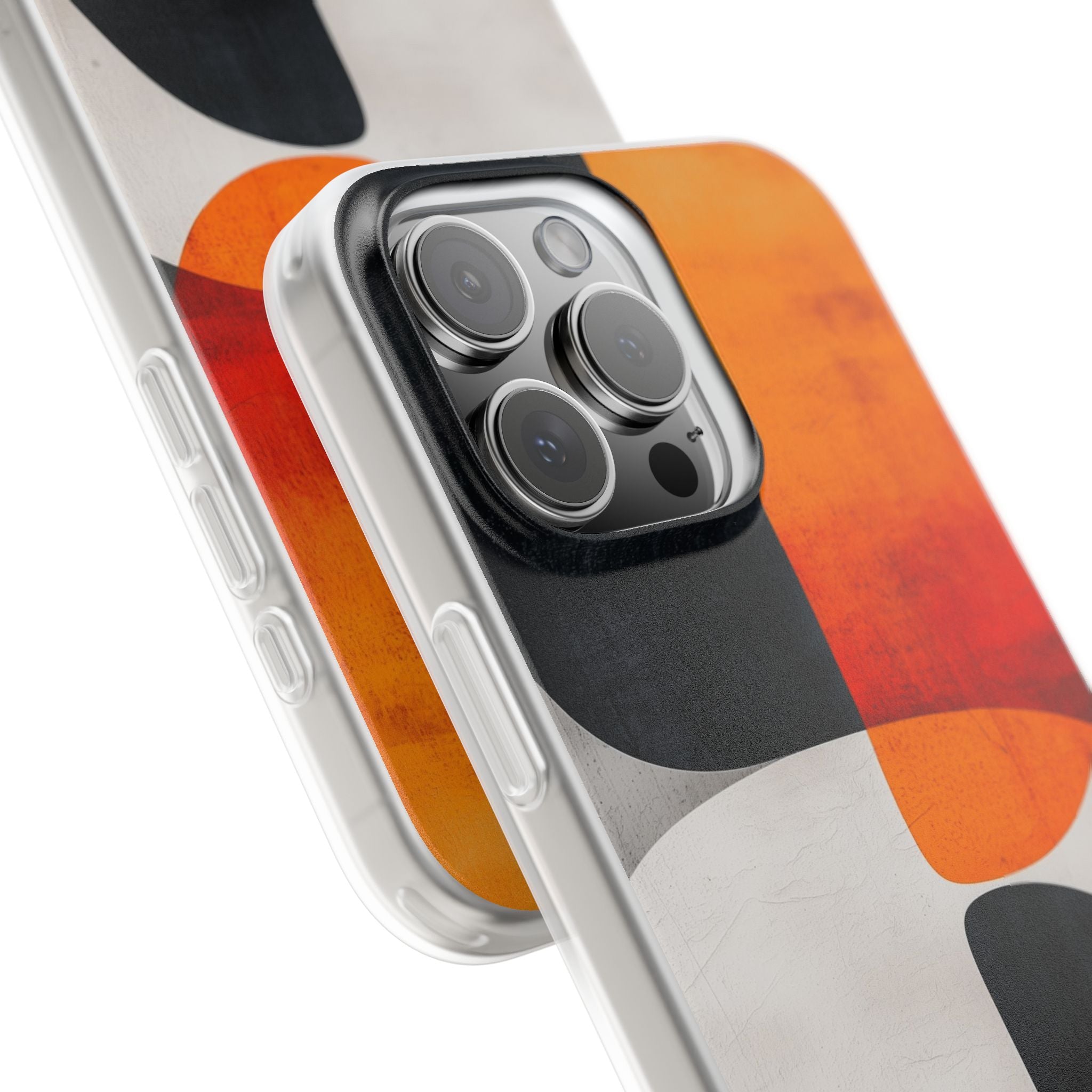 Burnt Amber Flow · Soft Phone Case for iPhone