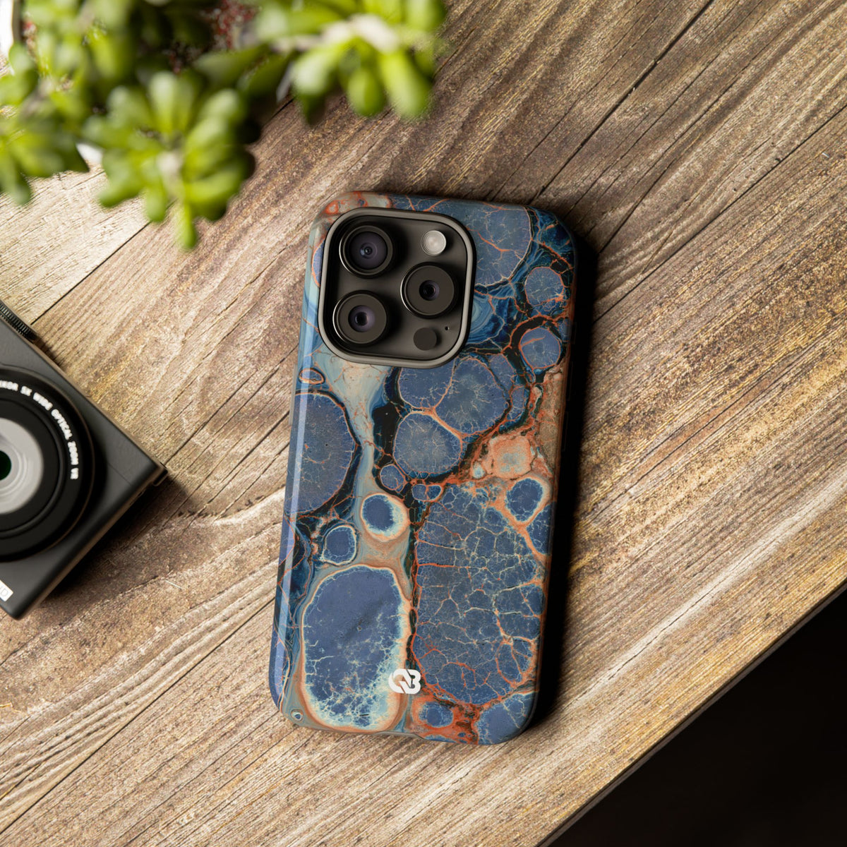 Astral Orb Resonance · Tough Phone Case for iPhone · Blue