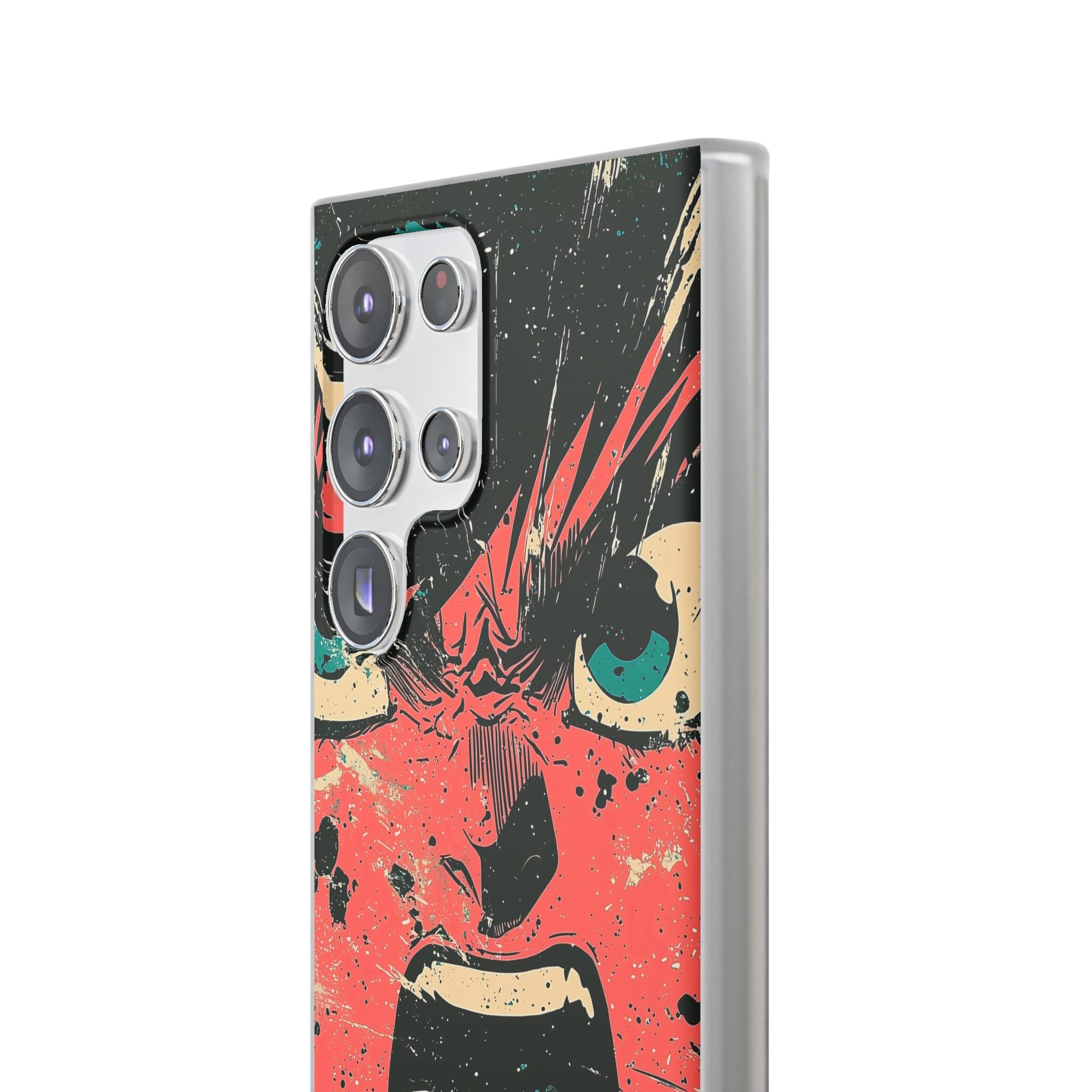 Screaming Face Pink Samsung S23 Ultra Case - Soft