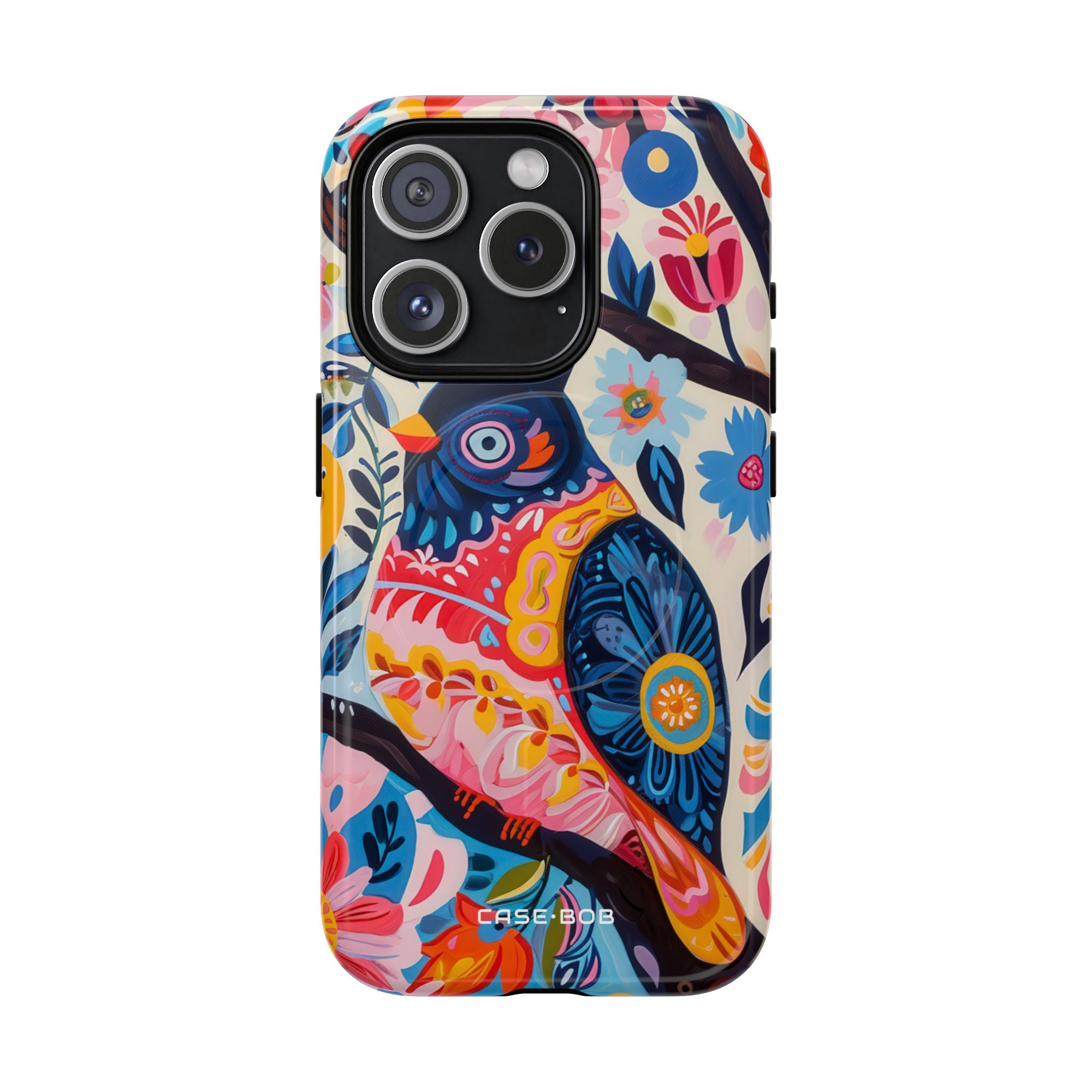 Owl Bloom iPhone 15 Pro Case - Tough+