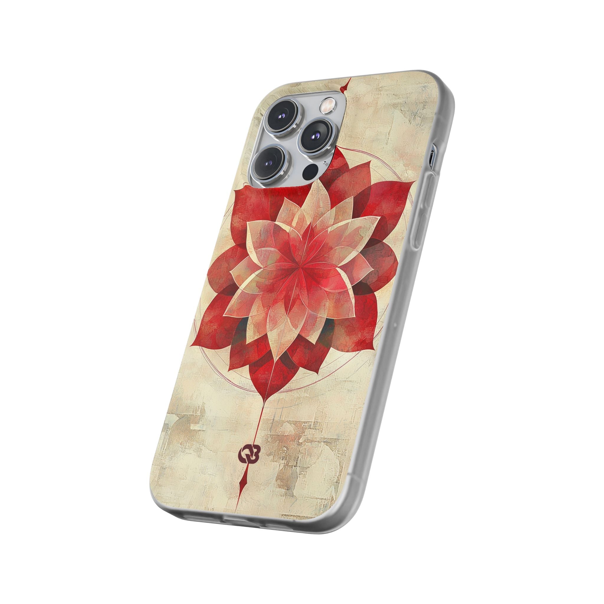Crimson Petal Peak · Soft Phone Case for iPhone