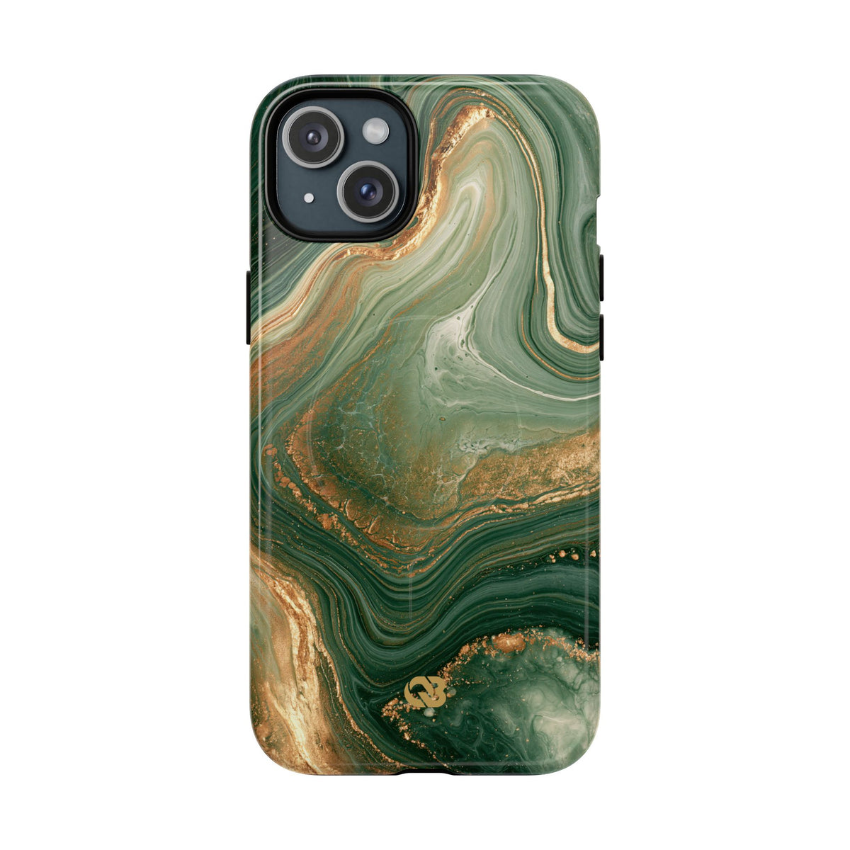 Jade Suminagashi · Tough 2.0 Magnetic Phone Case for iPhone · Green