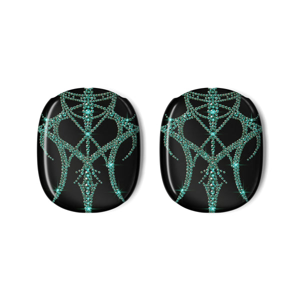 Teal Cyber Sigil · Hard Case for AirPods Max · Teal