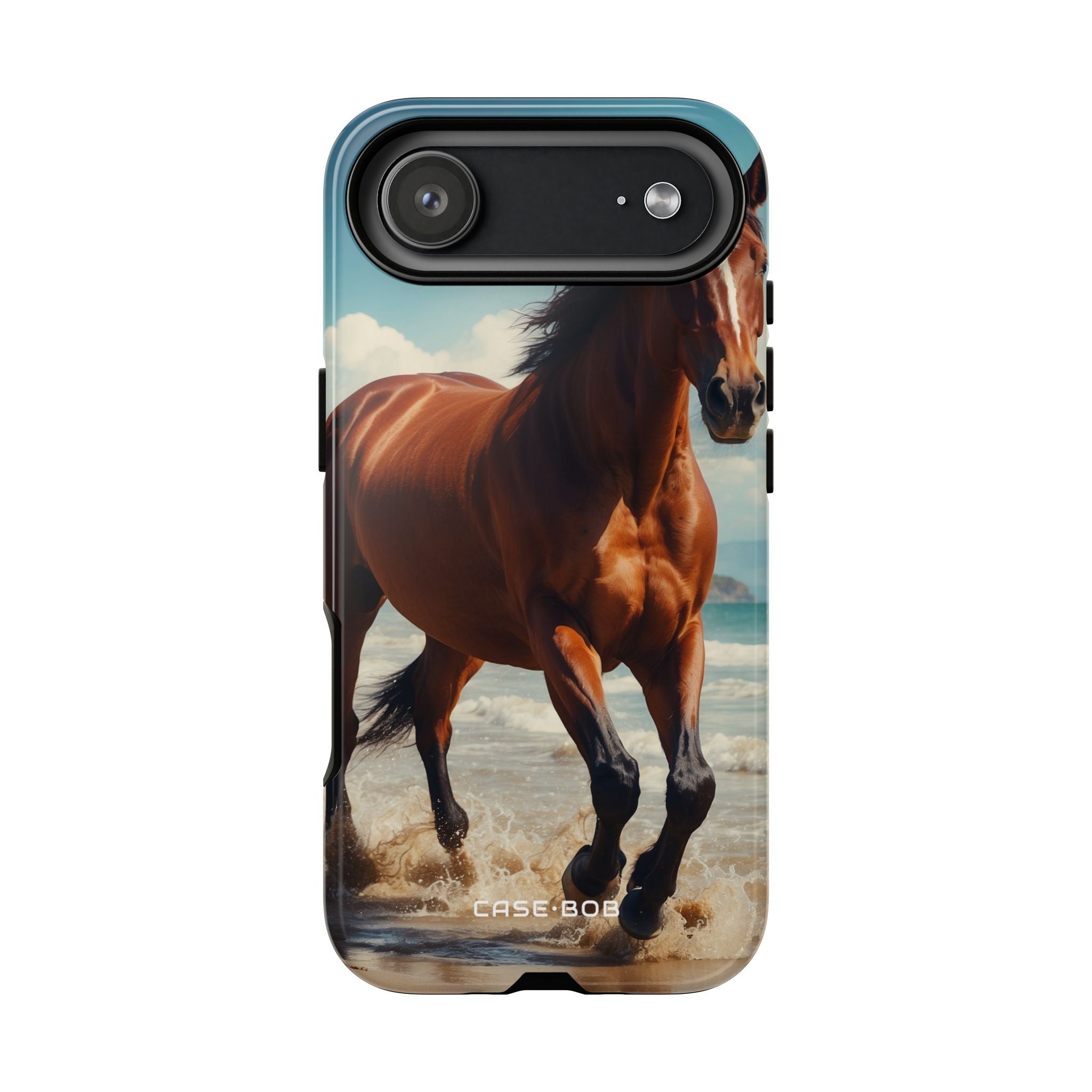 Blazing Horse iPhone 17 Air Case - Tough - CASE•BOB